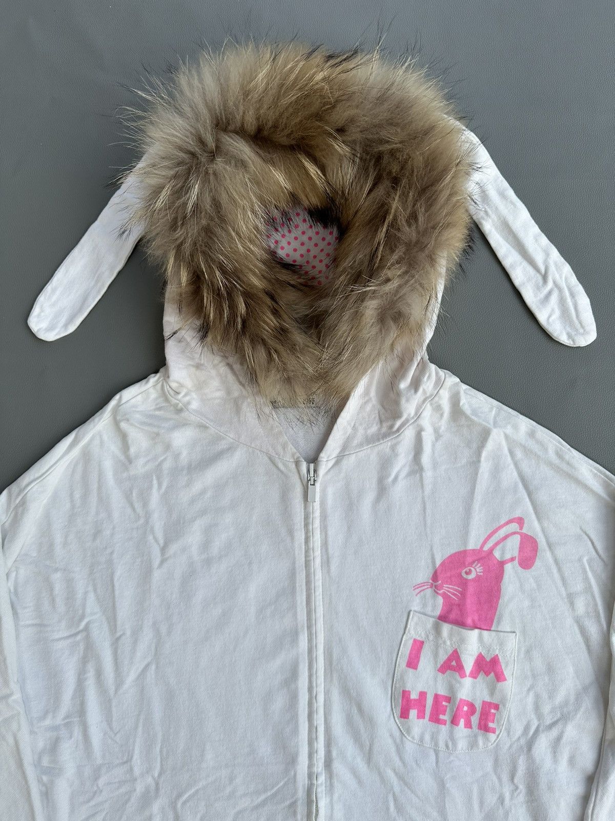 Beauty Beast ABSOLUTE OF WORTH JOFF RABBIT ZIP FUR HOODIE IFSIX LGB STYLE Size XXL / US 16-18 / IT 52-54 - 2 Thumbnail