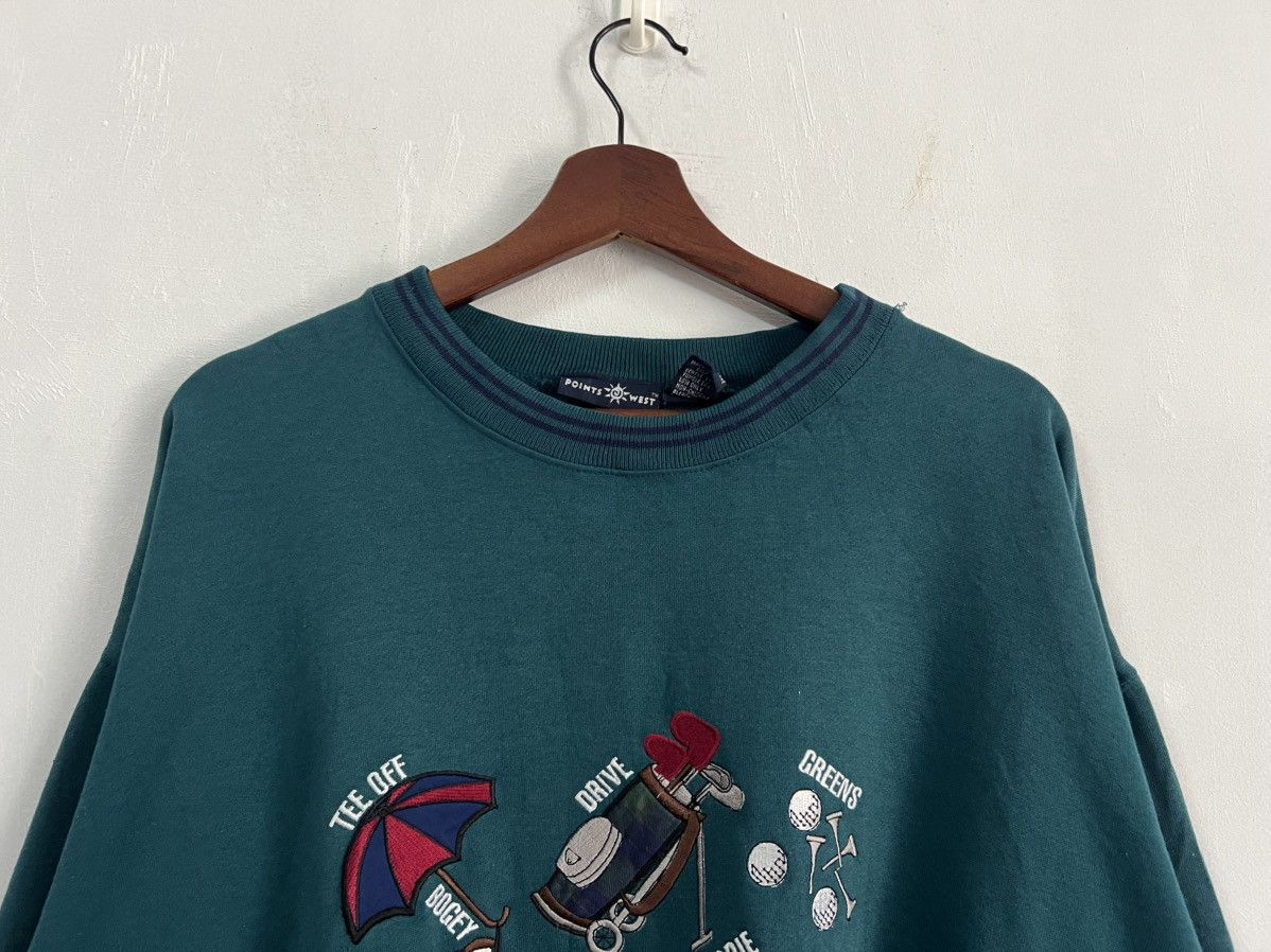 If Six Was Nine Point West The Off Bogey Par Sweatshirt Size US XL / EU 56 / 4 - 3 Thumbnail