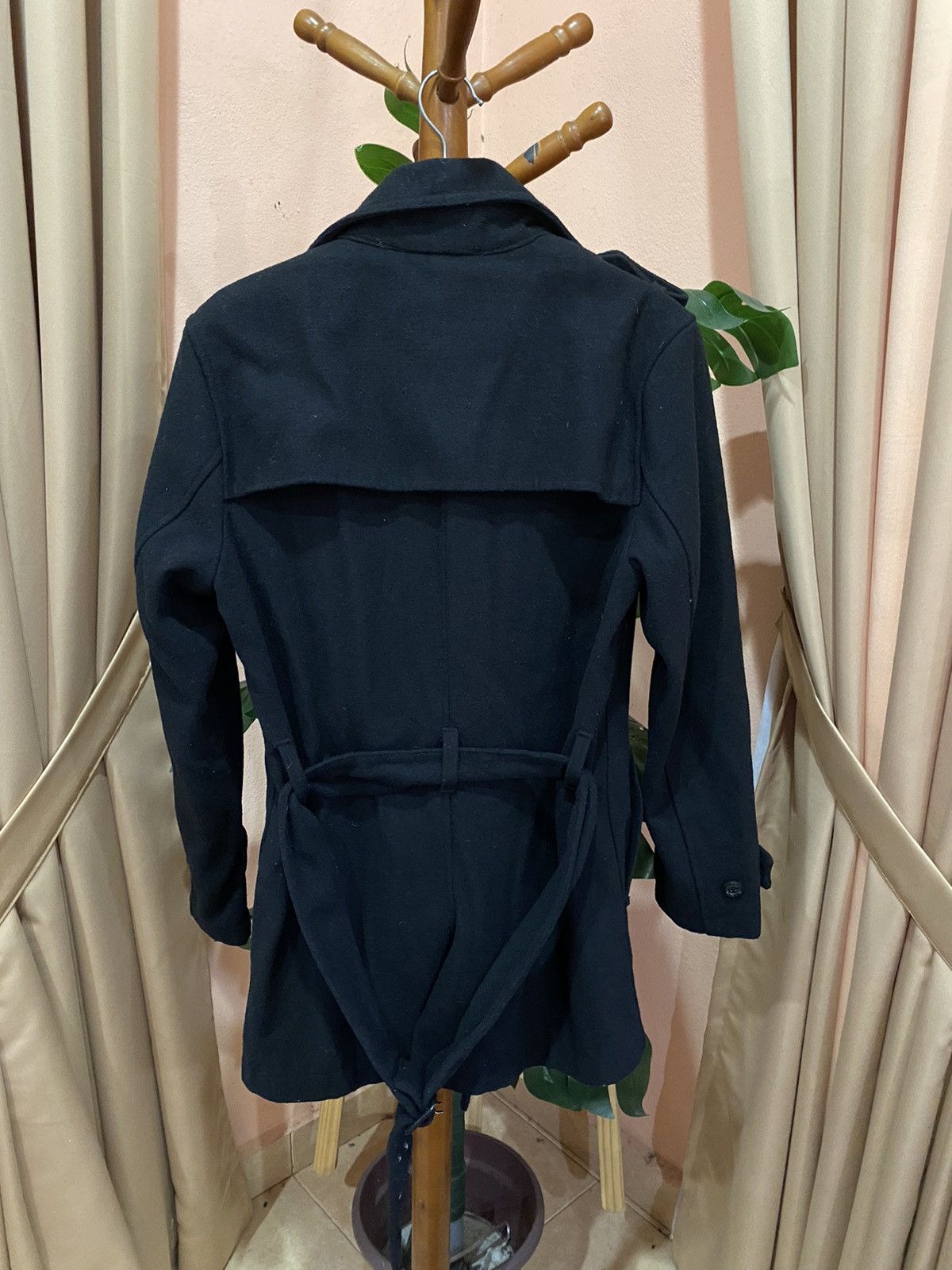 Roen Rare Roen Black Wool Peacoat Designer Japan Brand Size L / US 10 / IT 46 - 13 Thumbnail