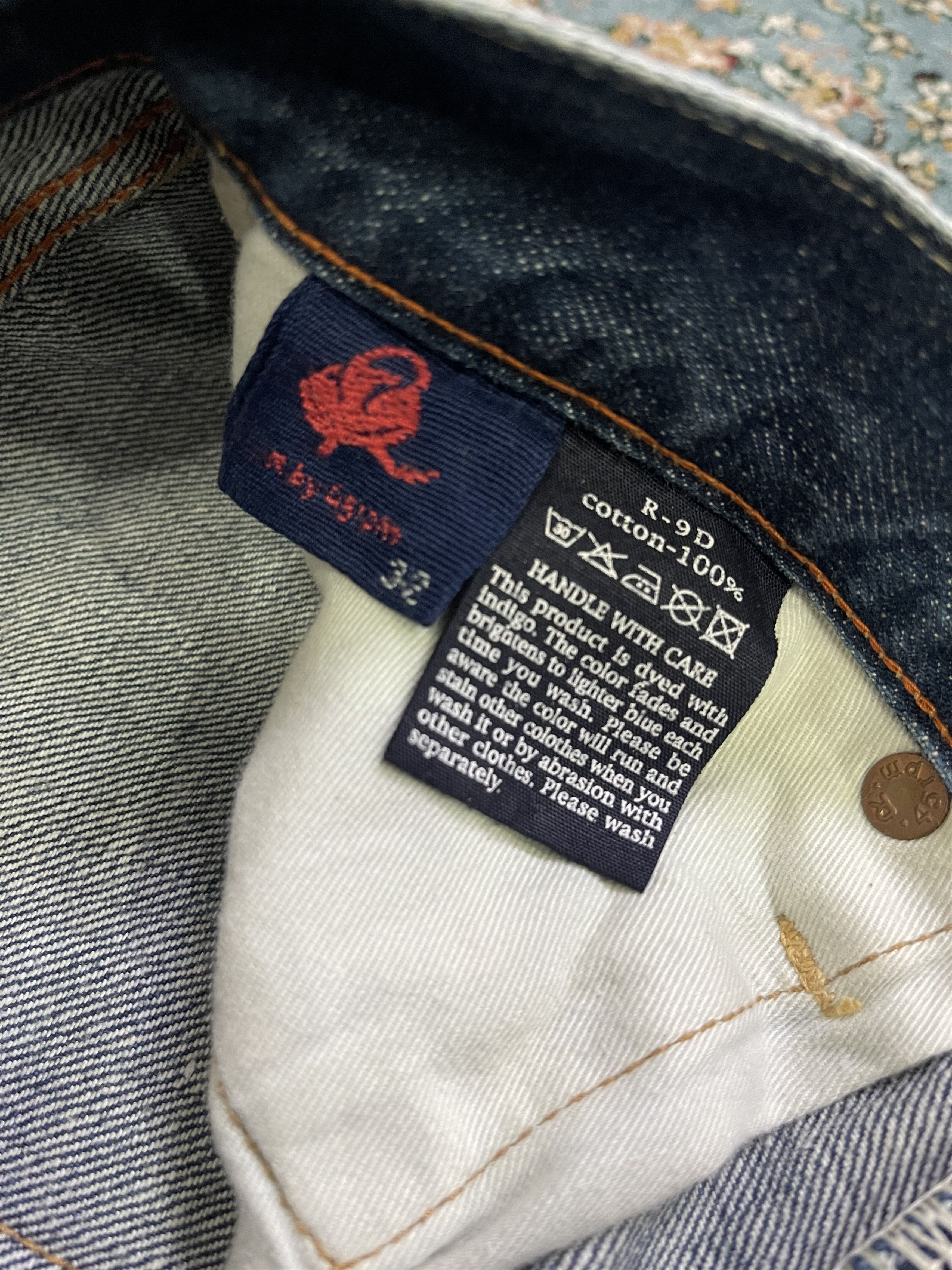 45rpm 45Rpm Japan Rustic Sulfur Faded Selvedge Jeans Denim Size US 32 / EU 48 - 9 Thumbnail