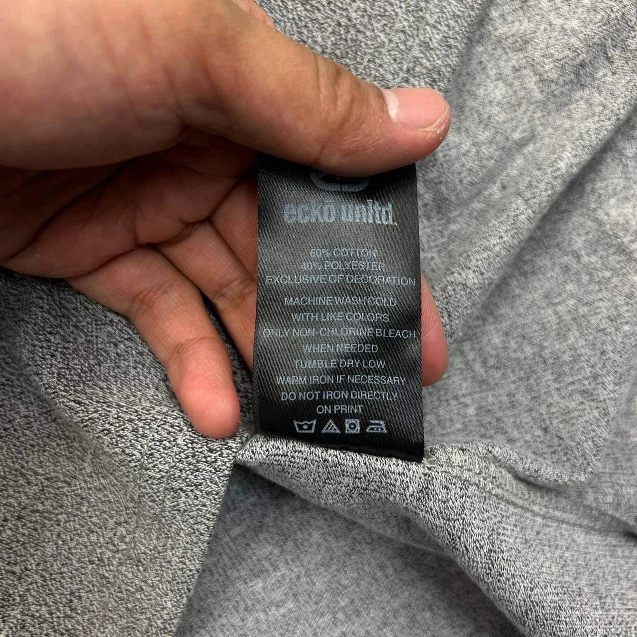 Ecko Unltd. Ecko Unltd. Shirt Men Gray Short Sleeve Hooded Pocket L Size US L / EU 52-54 / 3 - 3 Thumbnail