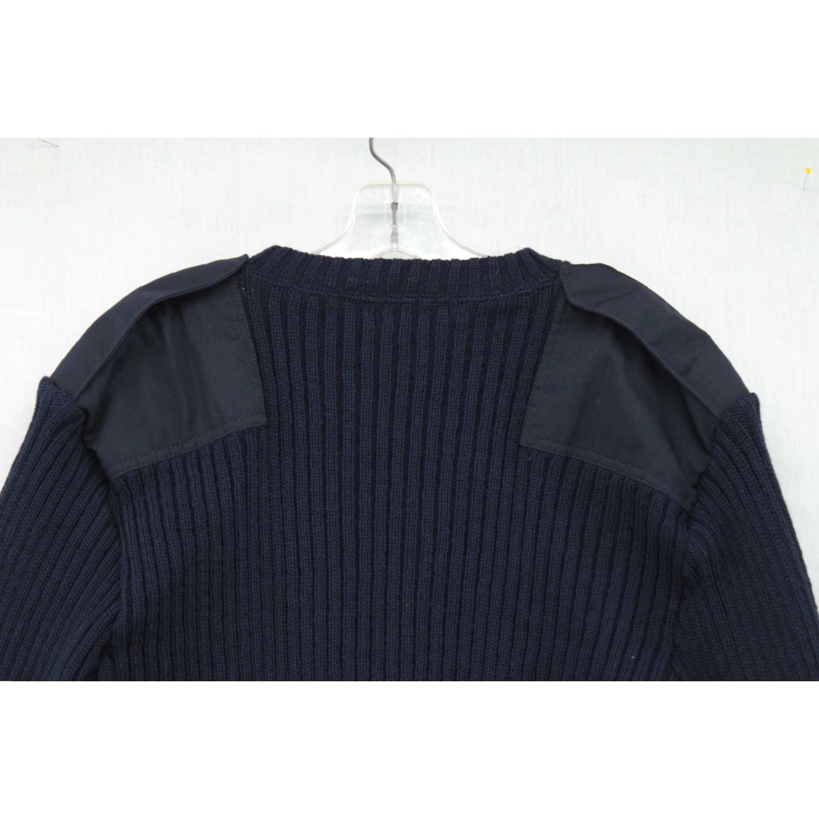Vintage Brigade Quartermasters Military The Woolly Pully Sweater XL Blue Rib Mens Size US XL / EU 56 / 4 - 4 Thumbnail