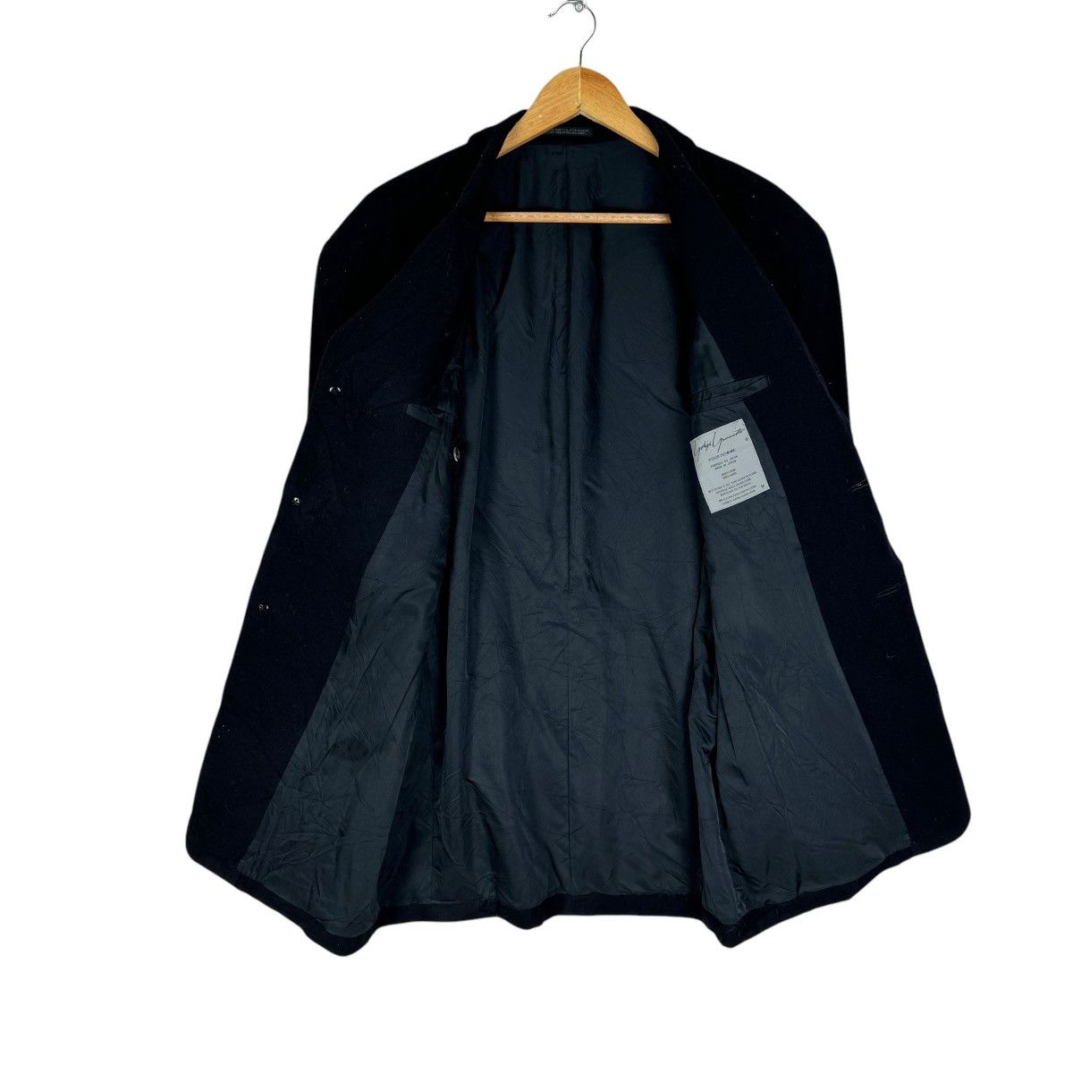 Yohji Yamamoto 🌟YOHJI YAMAMOTO POUR HOMME SIGNATURE AW87 WOOL BLAZER COAT Size US M / EU 48-50 / 2 - 10 Thumbnail