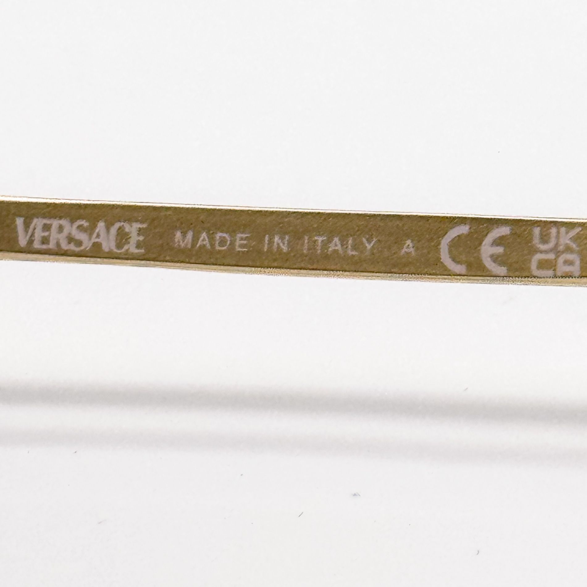 Versace NEW VE2283 1002/87 VERSACE GOLD GREY AVIATOR SUNGLASSES VERS Size ONE SIZE - 9 Thumbnail