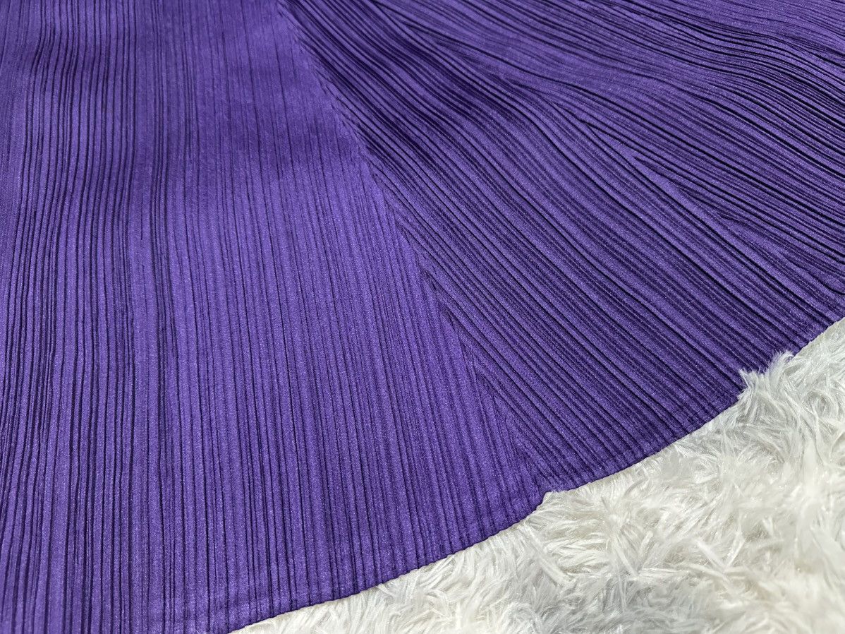 Issey Miyake 🔥Rare Issey Miyake Pleats Please Dress Purple Size L / US 10 / IT 46 - 5 Thumbnail