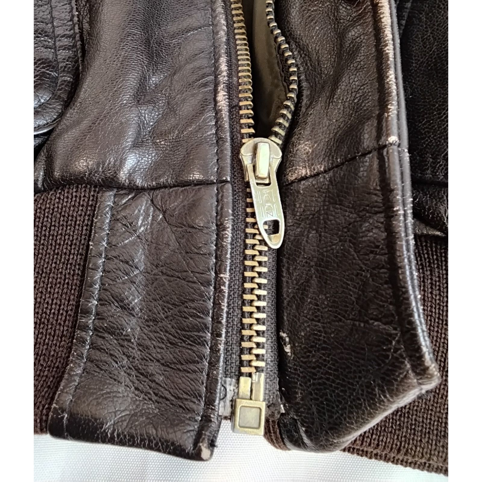 L.L. Bean L.L. Bean Leather Flight Jacket Men XL Brown Thinsulate USA Size US XL / EU 56 / 4 - 10 Thumbnail