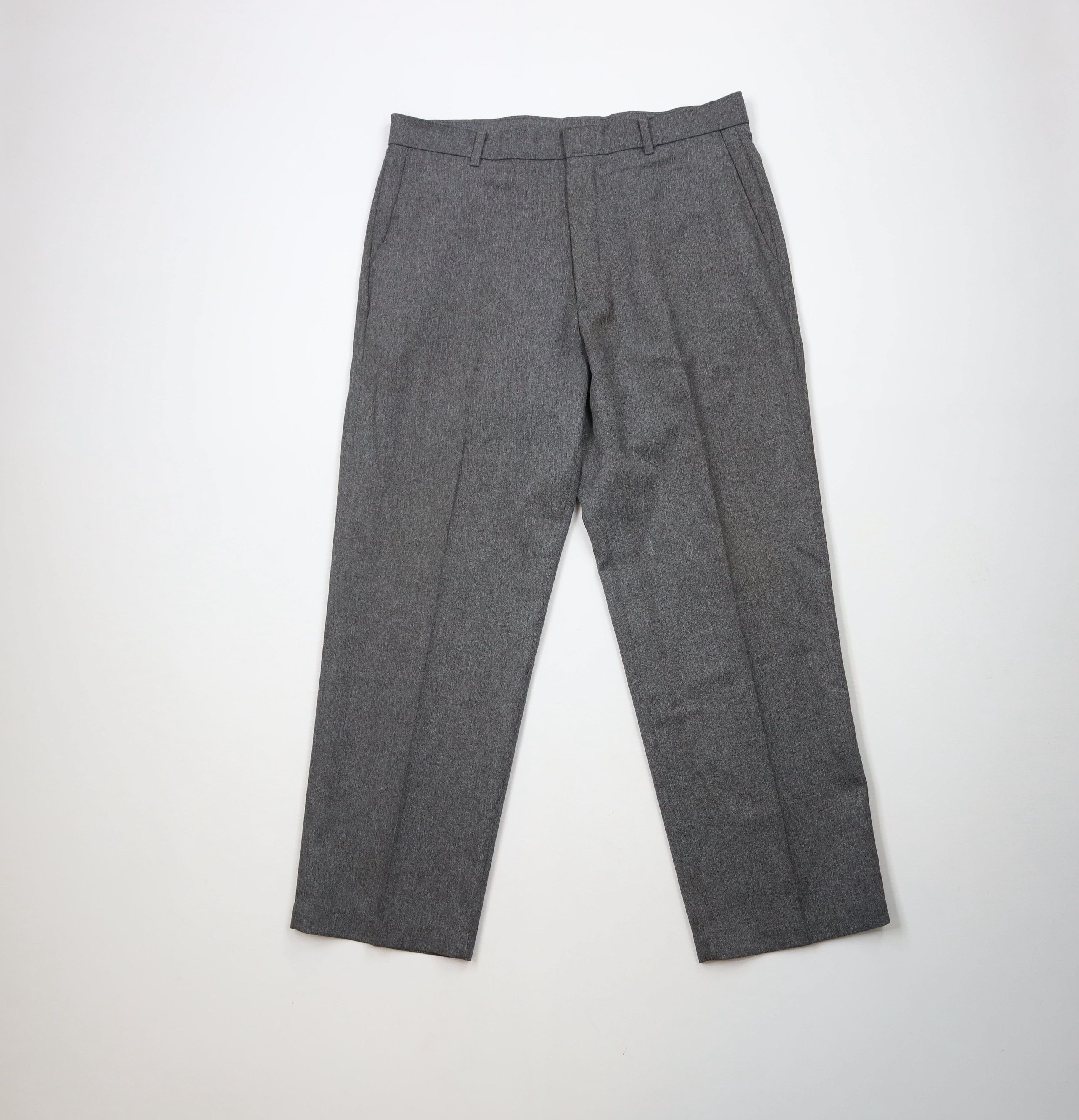 Levi's × Vintage Vintage Y2K 2004 Levis Knit Wide Leg Chino Pants Gray Size US 36 / EU 52 - 1 Thumbnail