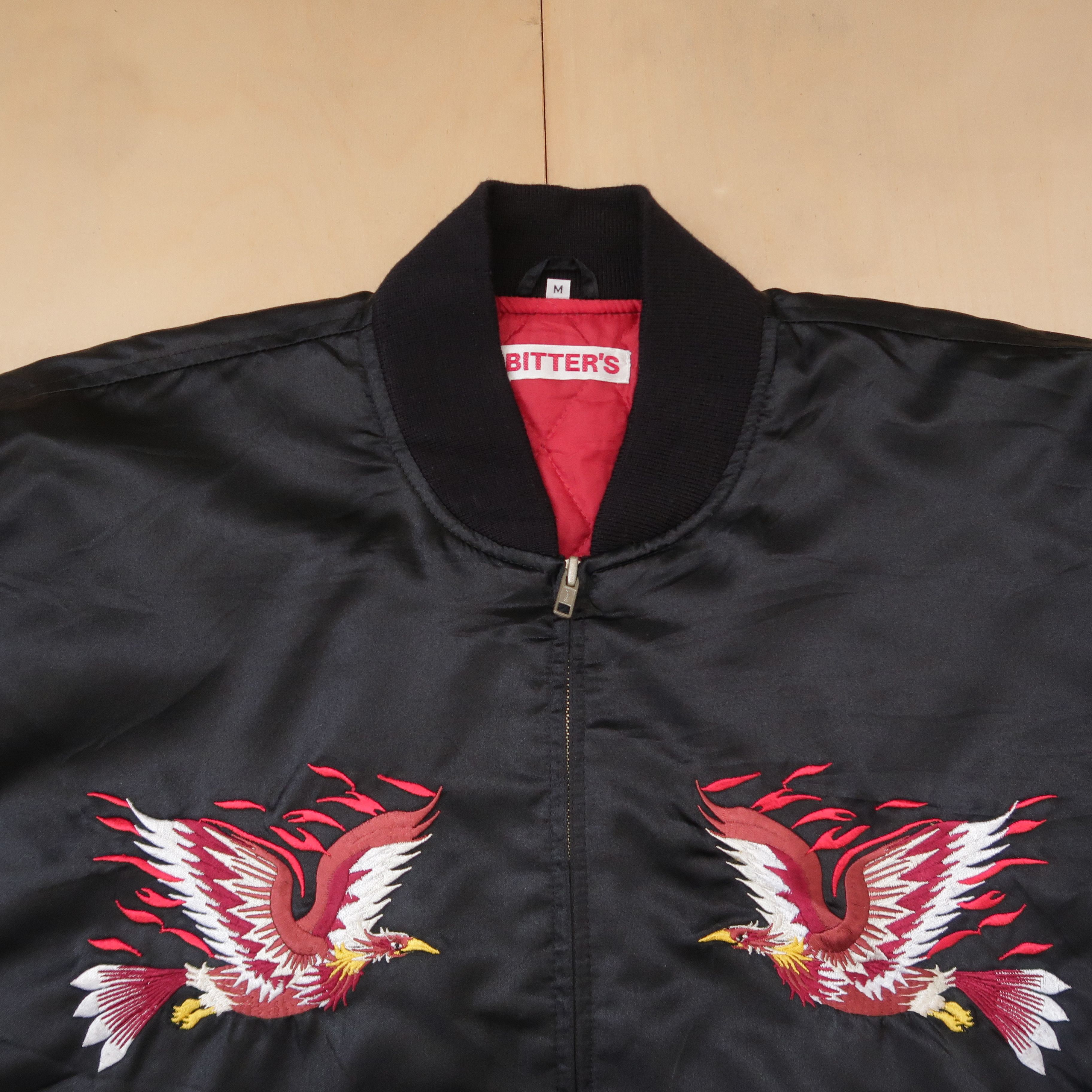 Hysteric Glamour Hysteric Glamour Sukajan Phoenix Bitters Bomber Jacket Size US M / EU 48-50 / 2 - 3 Thumbnail
