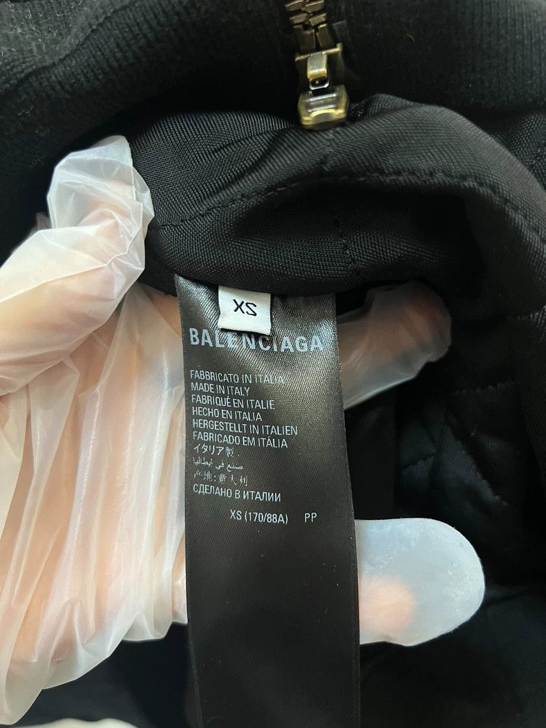 Balenciaga Balenciaga 3B Sports Icon black embroidered nylon satin zi Size US XS / EU 42 / 0 - 6 Thumbnail