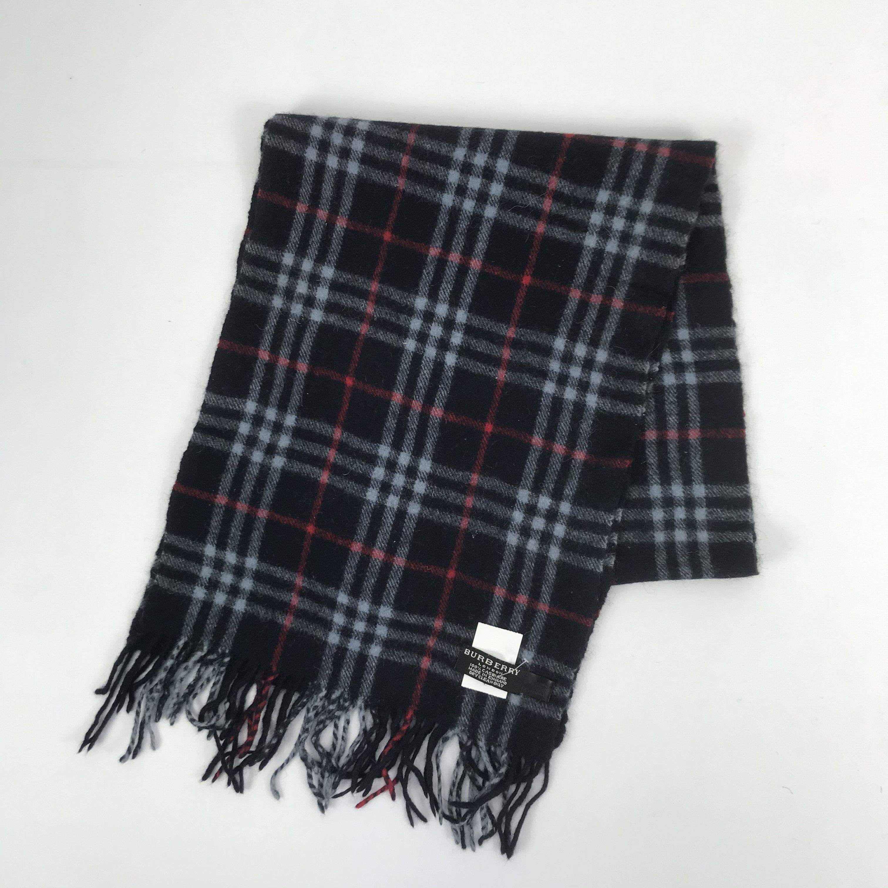 Burberry × Vintage Vintage Burberry Scarf Muffler Cashmere Scarves Size ONE SIZE - 3 Thumbnail