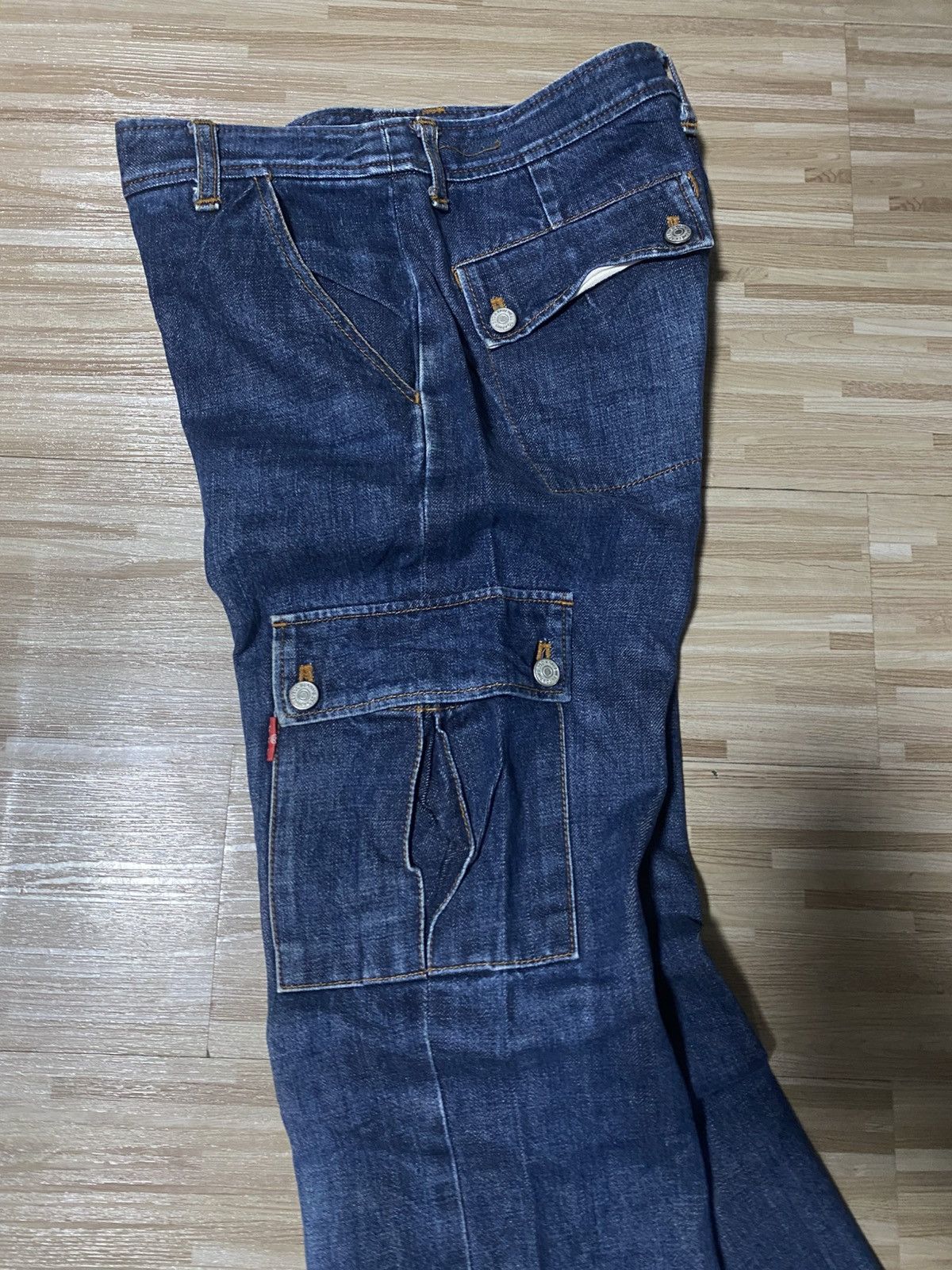 Japanese Brand 💥OZONE CARGO DENIM💥 Size US 28 / EU 44 - 7 Thumbnail
