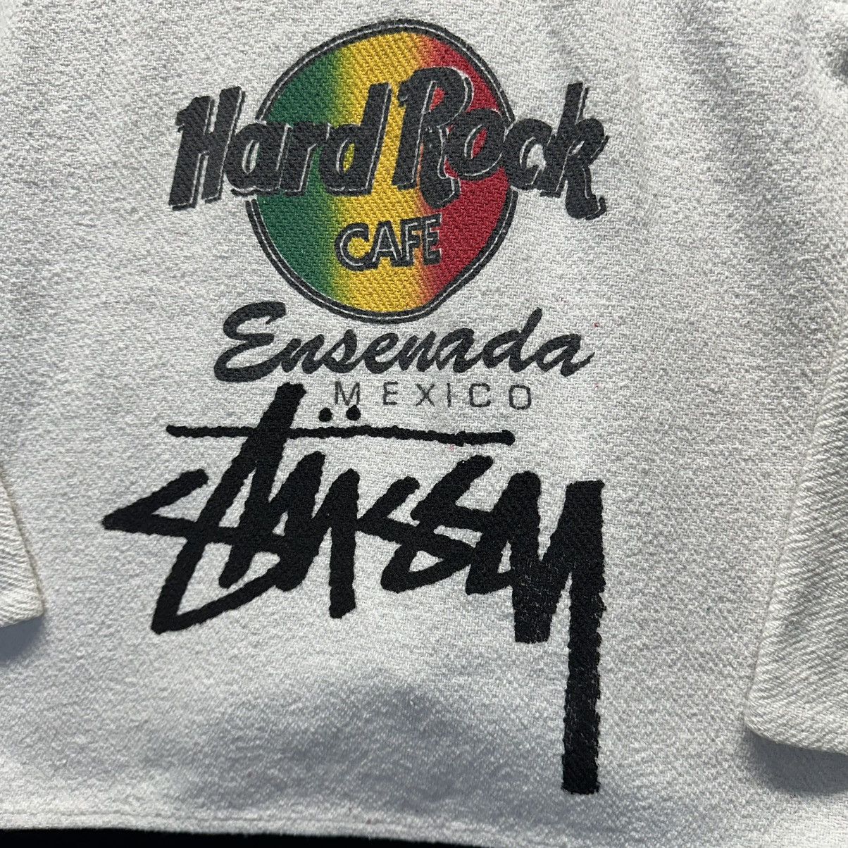 Hard Rock Cafe × Stussy Custom Vintage Stussy Hard rock Café Hemp Hoodie |  Grailed