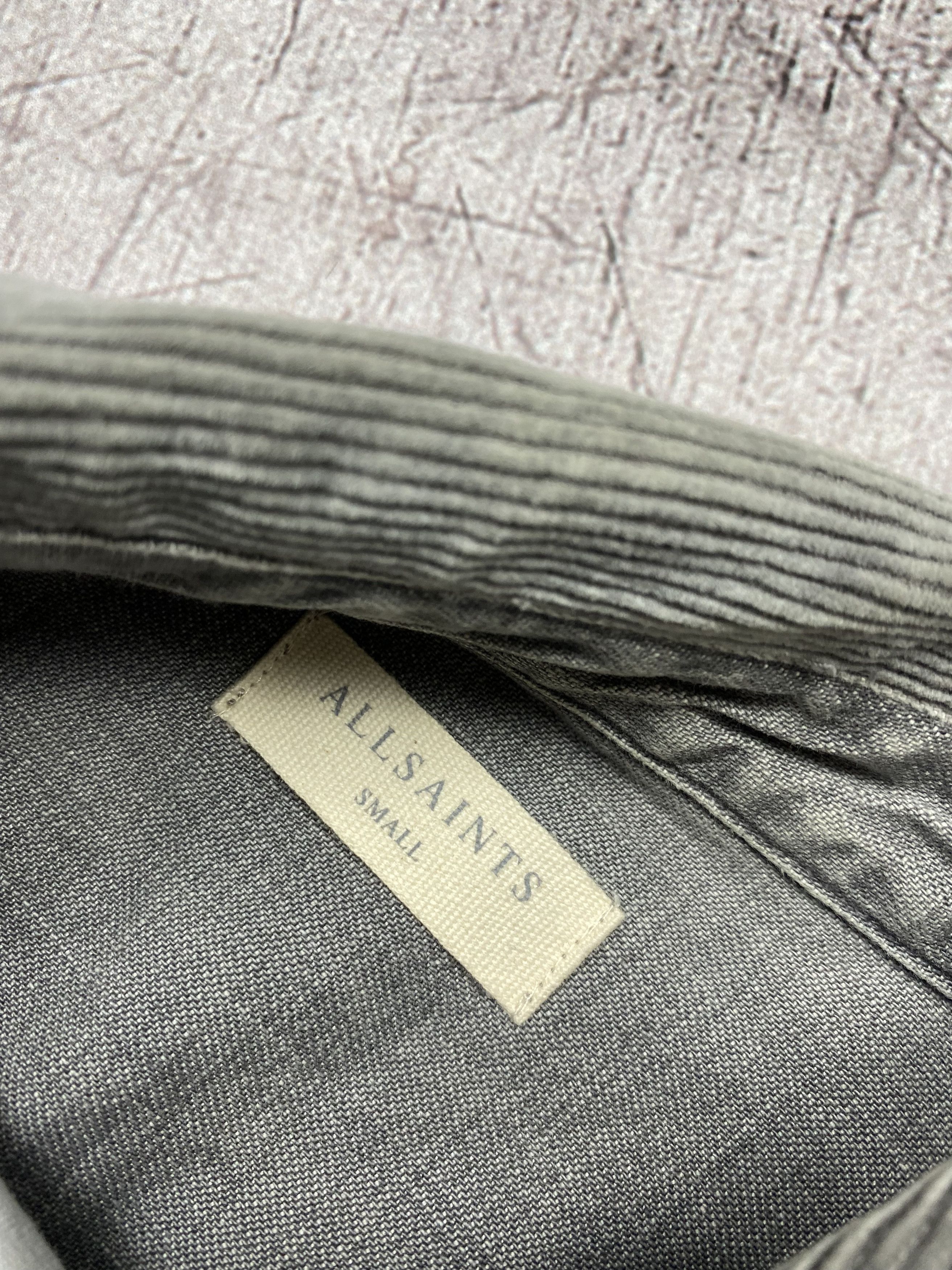 Allsaints × Vintage Allsaints Vintage Mens Denim Gamble Long Sleeve Shirt Size US S / EU 44-46 / 1 - 4 Thumbnail