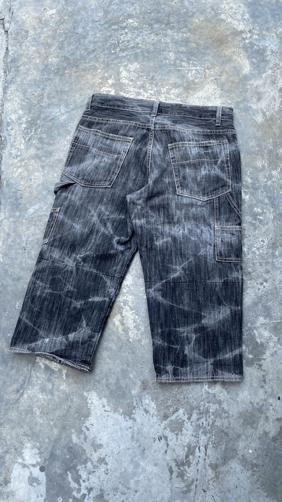 Fubu × Japanese Brand Ventina Carpenter Jorts Paisley 90s Size US 33 - 8 Thumbnail