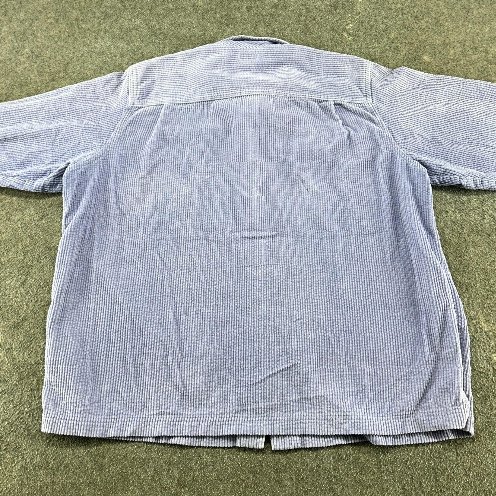 Vintage VINTAGE LL Bean Jacket Womens 2X Purple Button Up Long Sleeve Corduroy Wide Wale Chore (90s) Womens Buttons Pocketed Regular Fit Jacket Size XXL / US 16-18 / IT 52-54 - 6 Thumbnail