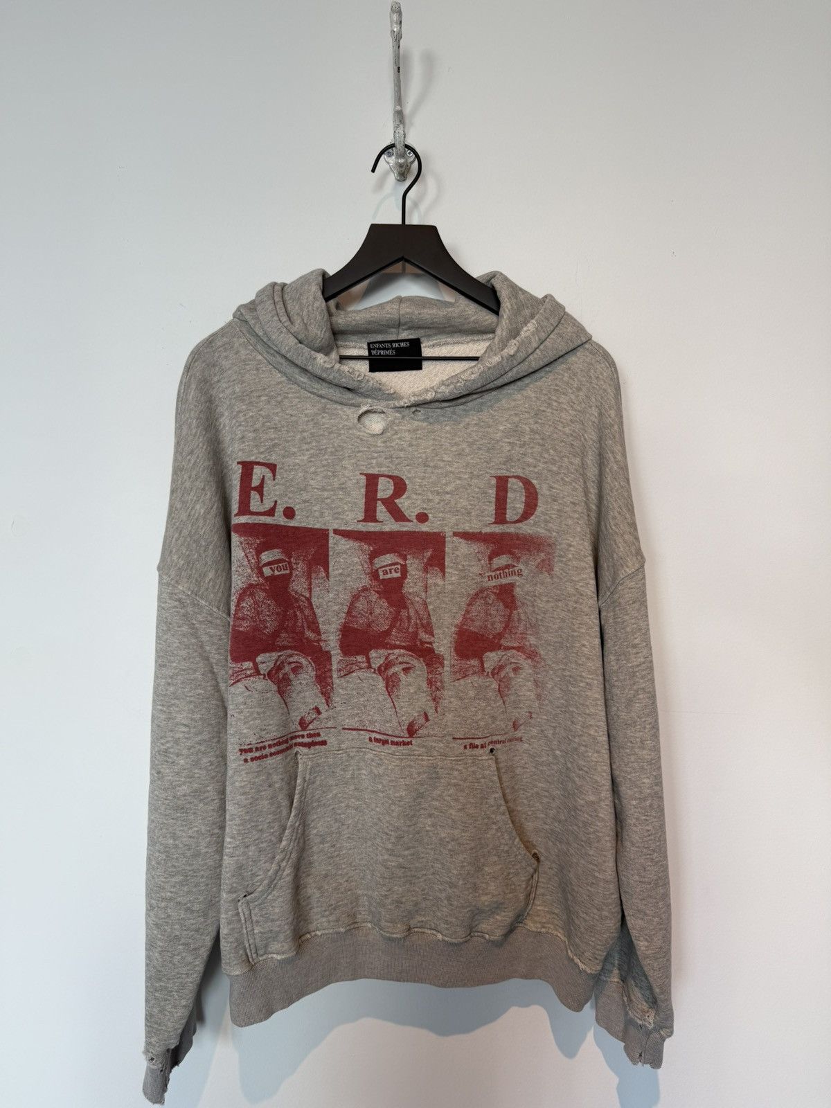 Enfants Riches Deprimes ERD “YOU ARE NOTHNG” HOODIE Size US L / EU 52-54 / 3 - 1 Thumbnail