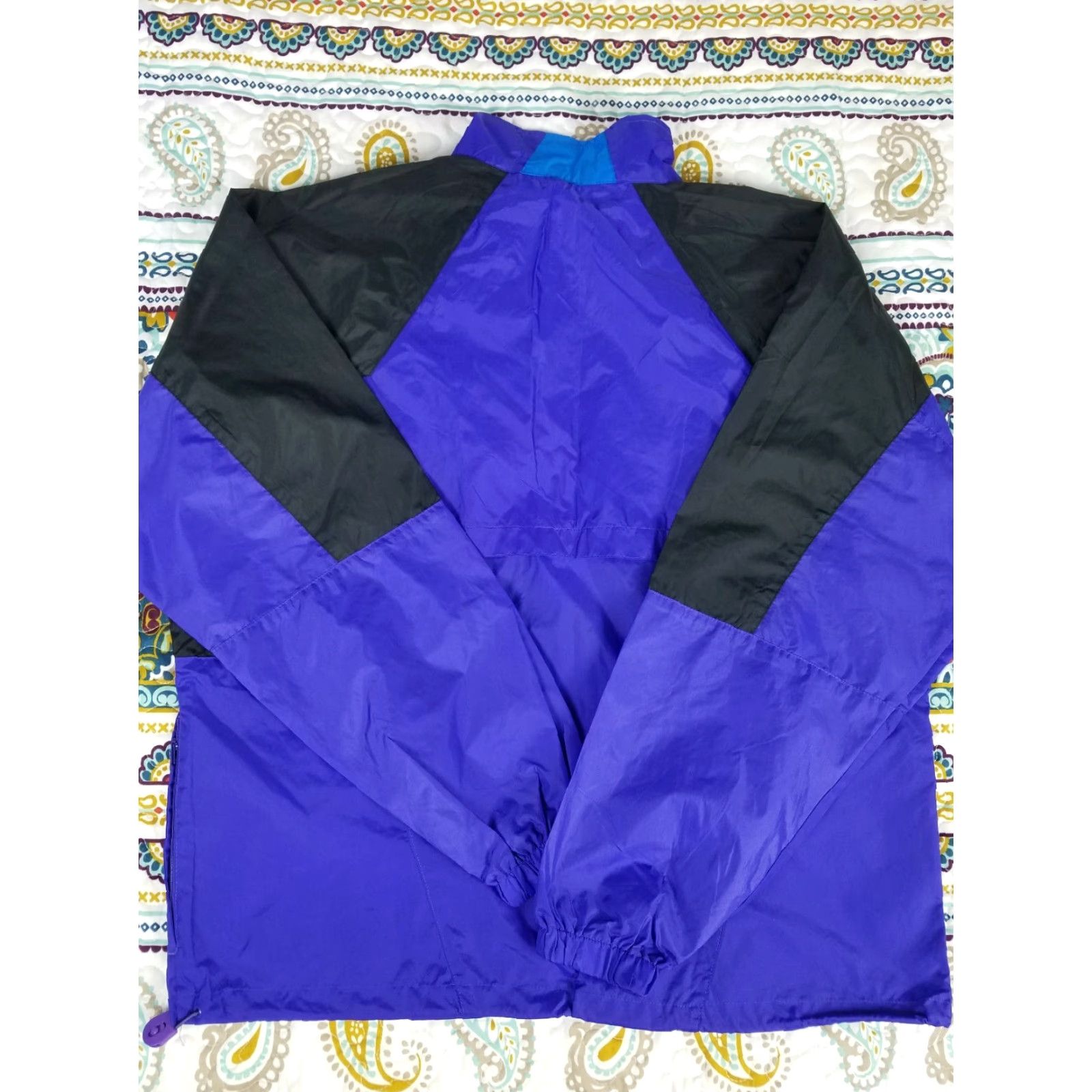 Vintage VINTAGE Cascade Sport Windbreaker Anorak Jacket Mens Sz L Black Purple 90s Windbreaker Jacket Mens L Black Purple 90s Cascade Sport Size US L / EU 52-54 / 3 - 4 Thumbnail