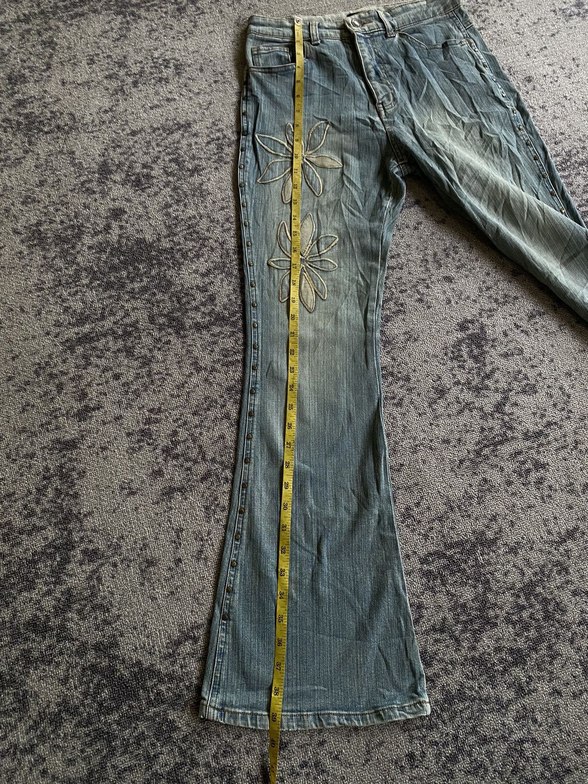 Hysteric Glamour × If Six Was Nine × Japanese Brand Y2k Live claire ifsixwasnine flare jeans Size 29" - 15 Thumbnail