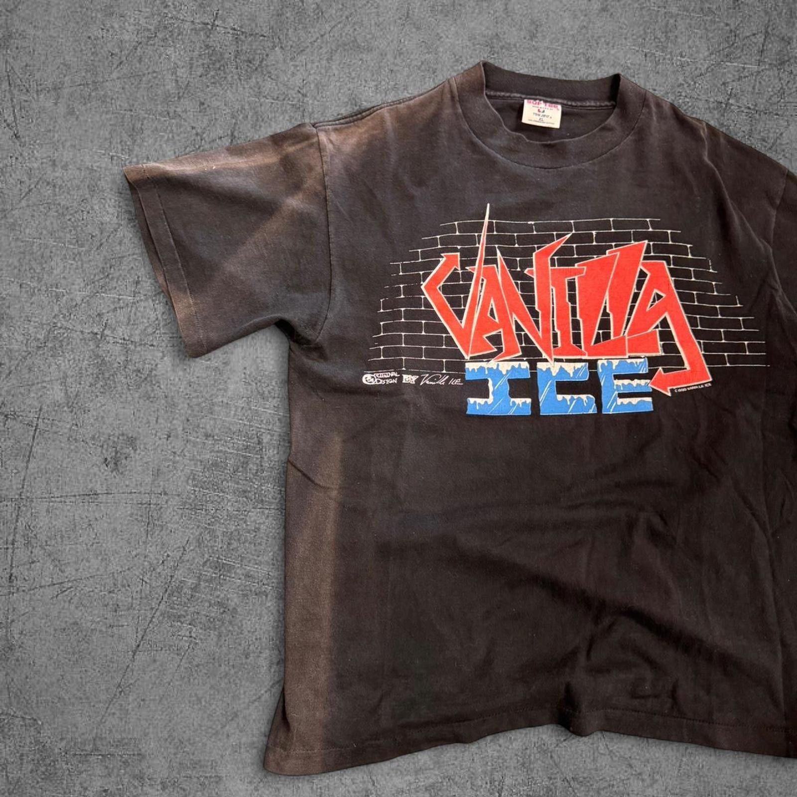 Rap Tees Vintage 1990 Vanilla Ice Rap Tee Size US XL / EU 56 / 4 - 2 Thumbnail