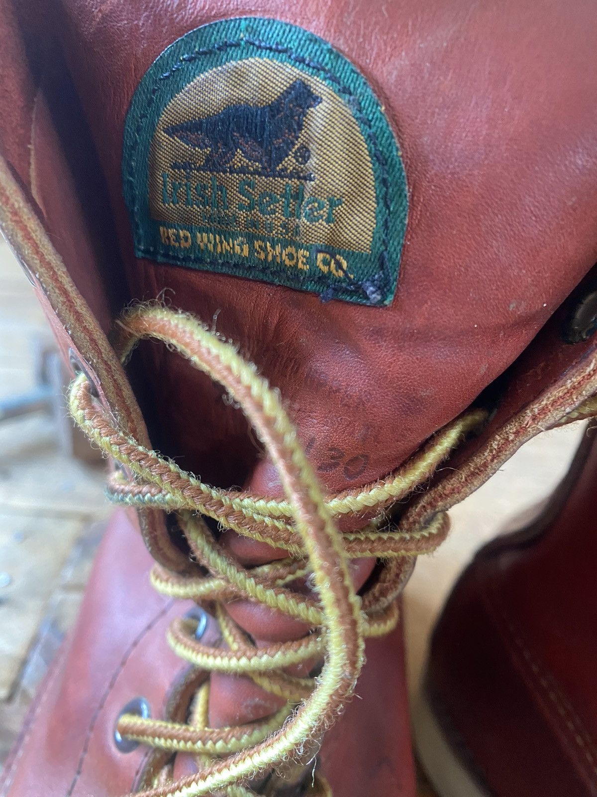 Red Wing Redwing X Irish setter 8inch moc-toe brown leather shoe 9EE Size US 9 / EU 42 - 15 Thumbnail