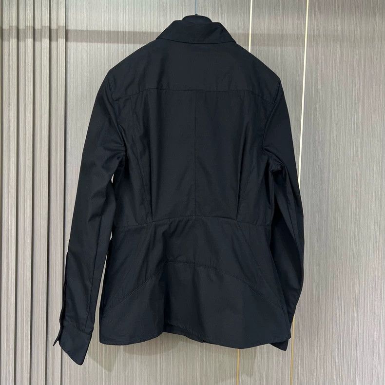 Givenchy Givenchy Givenchy Black Embroidered Logo Shirt Jacket -250 Size M / US 6-8 / IT 42-44 - 2 Thumbnail