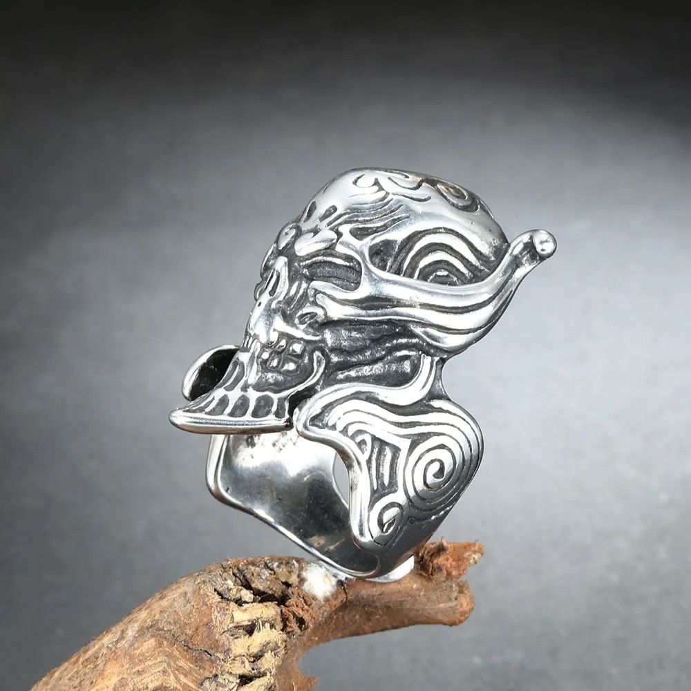 Jewelry Halloween Men Signet Ring Size ONE SIZE - 5 Thumbnail