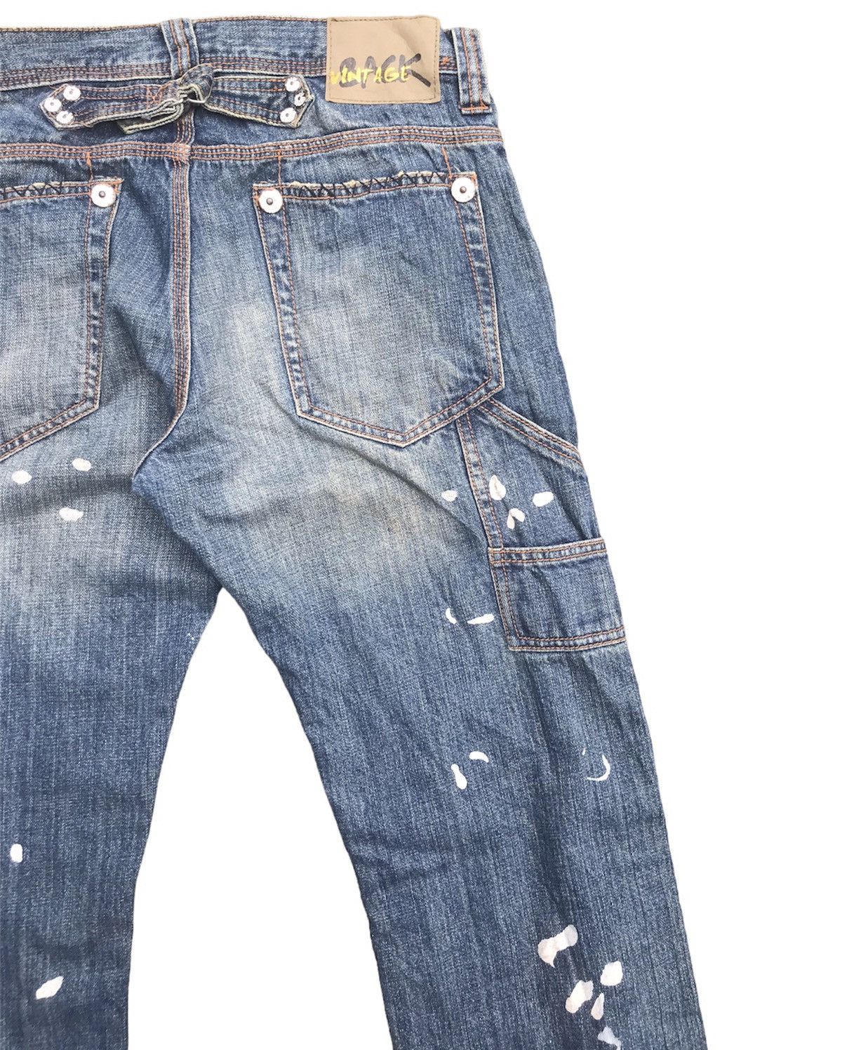 If Six Was Nine Back Vintage Distressed Denim Size US 32 / EU 48 - 9 Thumbnail