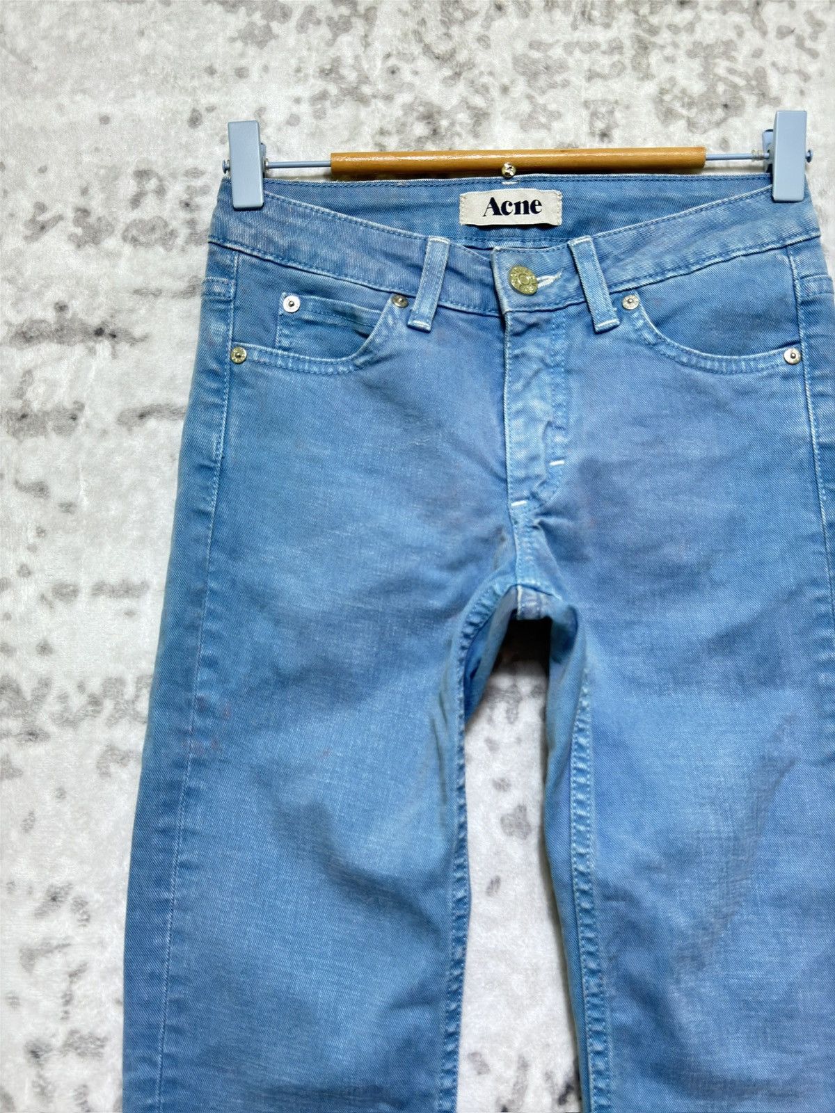 Acne Studios Super Skinny Acne Studios Hex/Blush Jeans Size 25" / US 0 / IT 36 - 4 Thumbnail