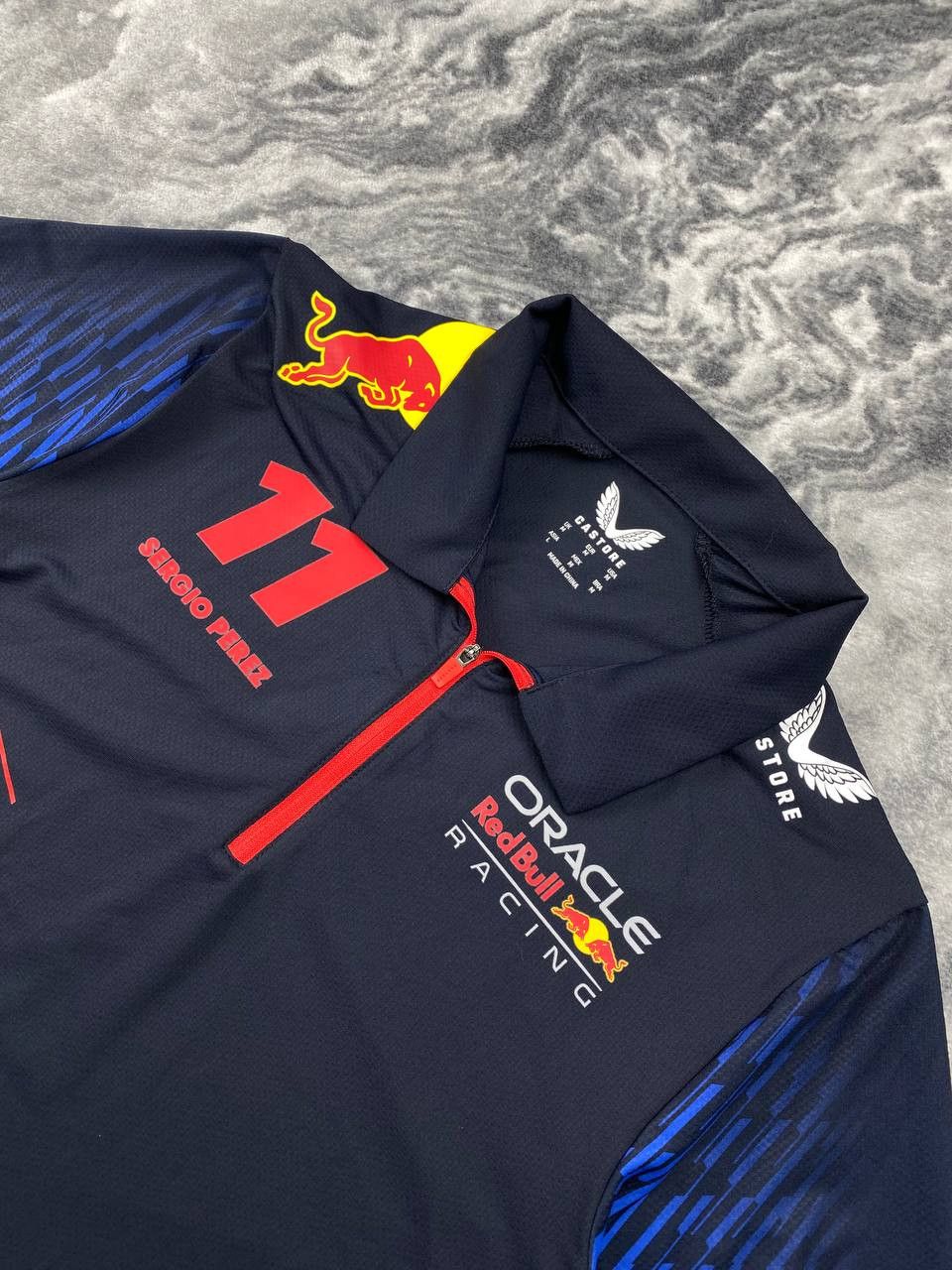 Red Bull Castore Oracle Red Bull Racing F1 Team Big Logo Polo Shirt Size US M / EU 48-50 / 2 - 2 Thumbnail