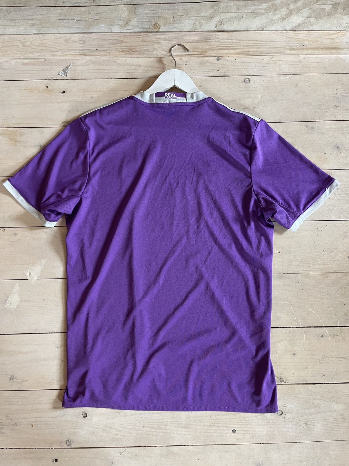 Adidas 2016 Adidas Real Madrid soccer jersey purple Size US L / EU 52-54 / 3 - 9 Thumbnail
