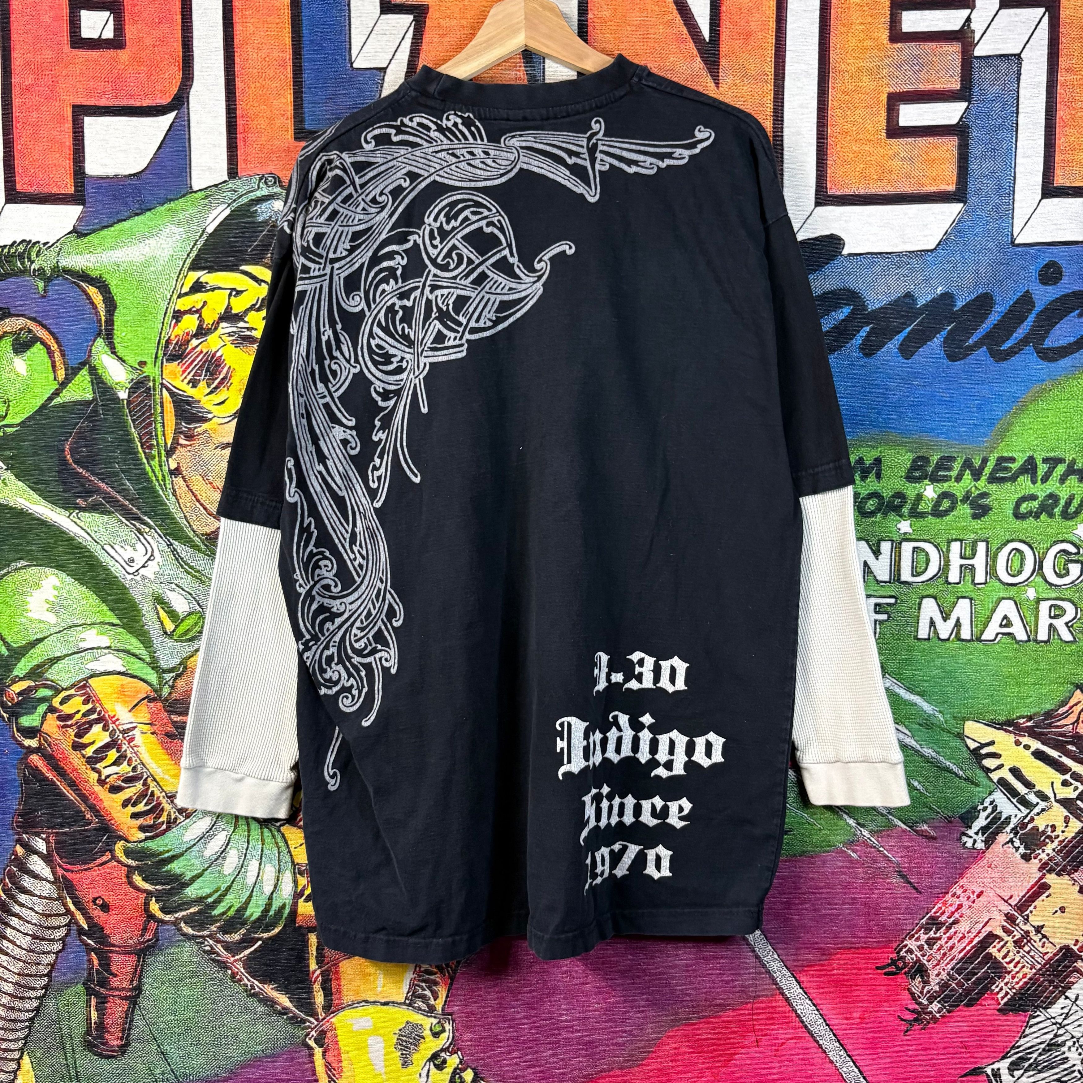 Other Y2K Goth Tattoo Style Double Layered Long Sleeve Tee Size 2X Size US XXL / EU 58 / 5 - 4 Thumbnail