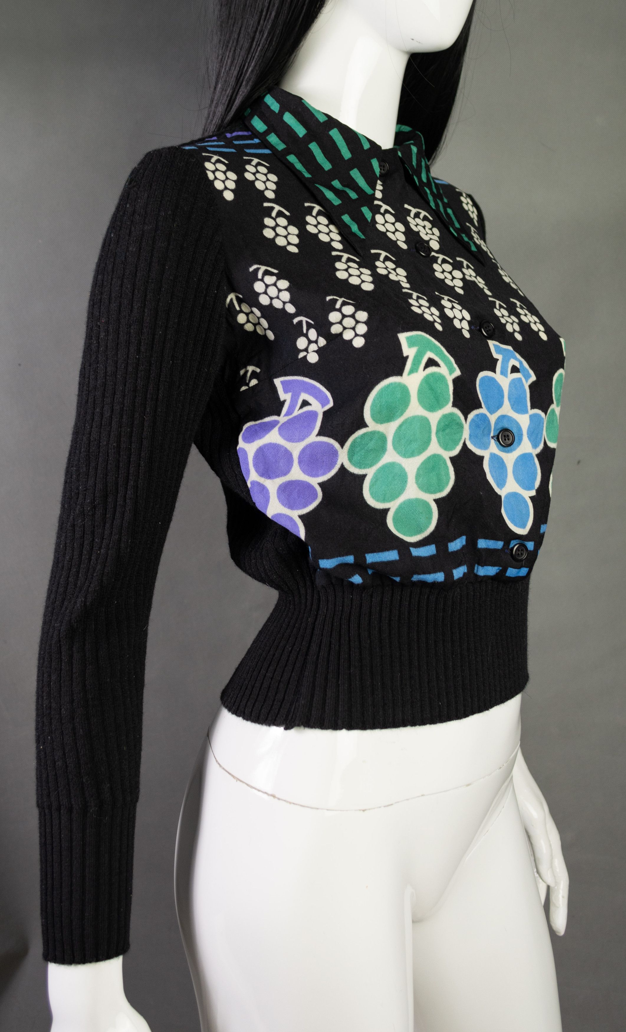 Lanvin × Vintage LANVIN vintage 70's cardigan sweater wool laine Size M / US 6-8 / IT 42-44 - 2 Thumbnail