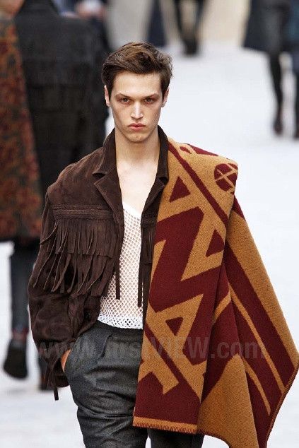 Burberry Prorsum F/W 2014 RUNWAY SAMPLE SUEDE LEATHER WESTERN JACKET Size US L / EU 52-54 / 3 - 1 Thumbnail