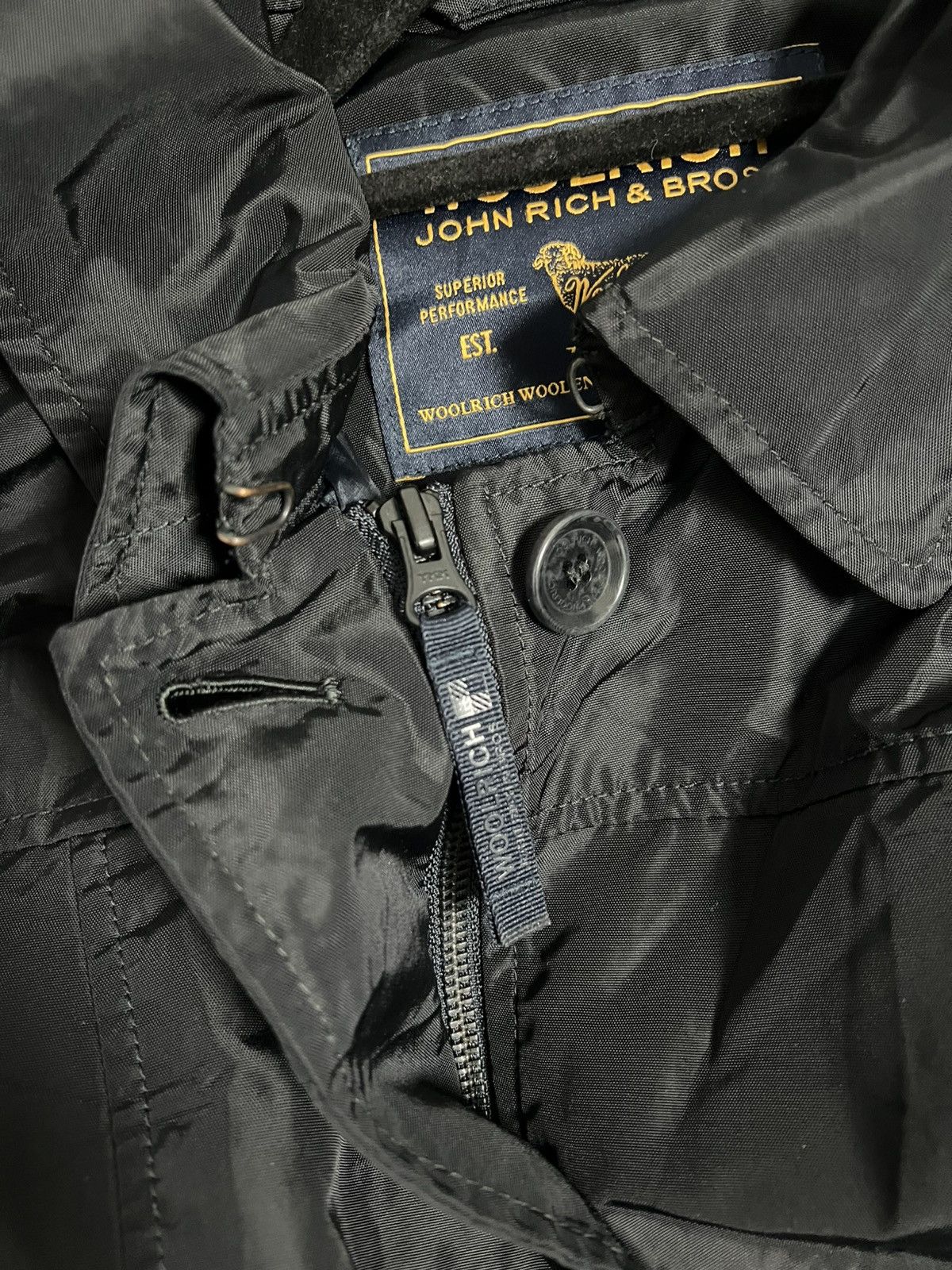 Woolrich Woolen Mills Woolrich waterproof trench coat black L Size L / US 10 / IT 46 - 4 Thumbnail