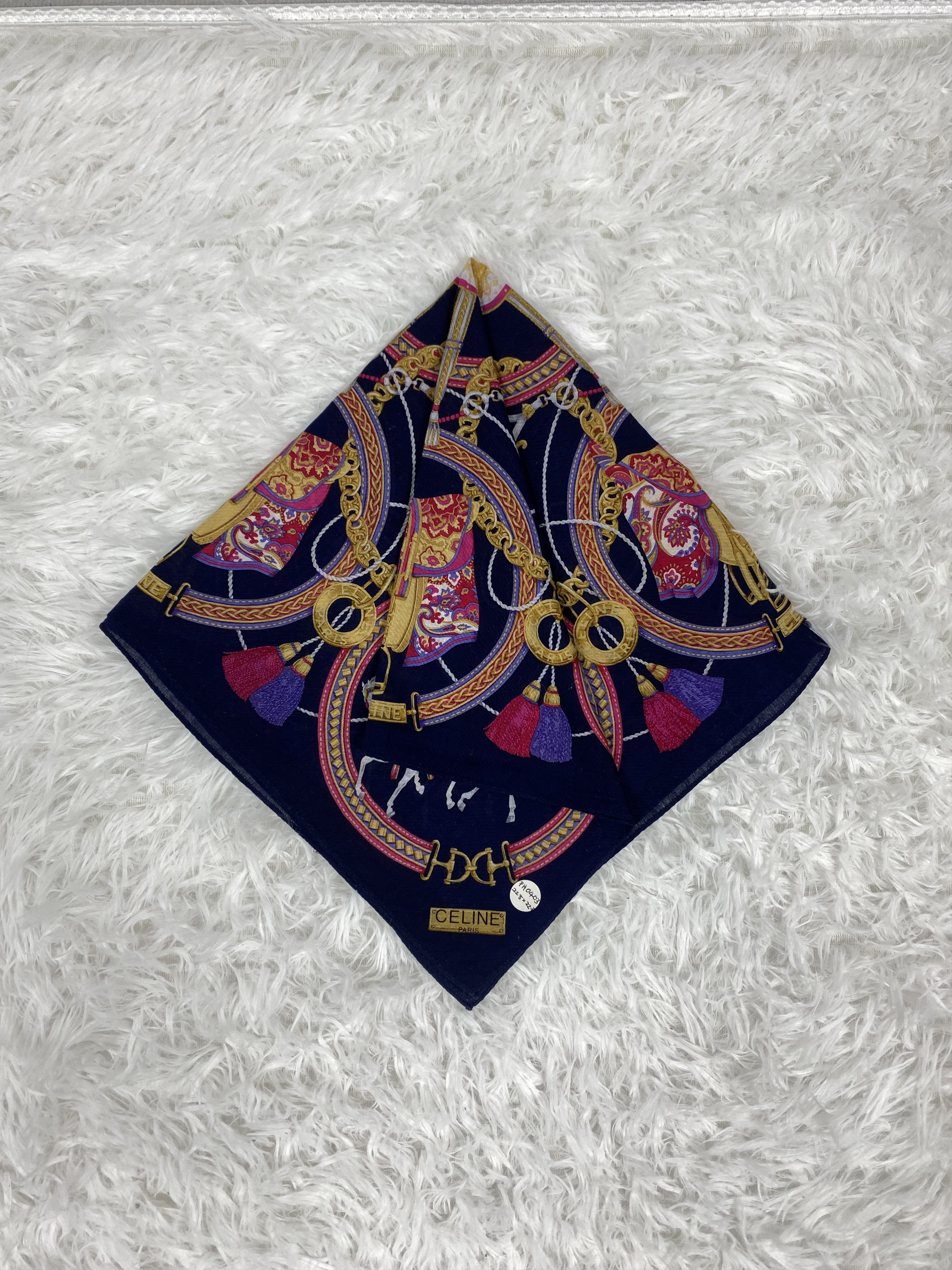Celine Vintage Celine Handkerchief Neckerchief PH0403 Size ONE SIZE - 1 Thumbnail