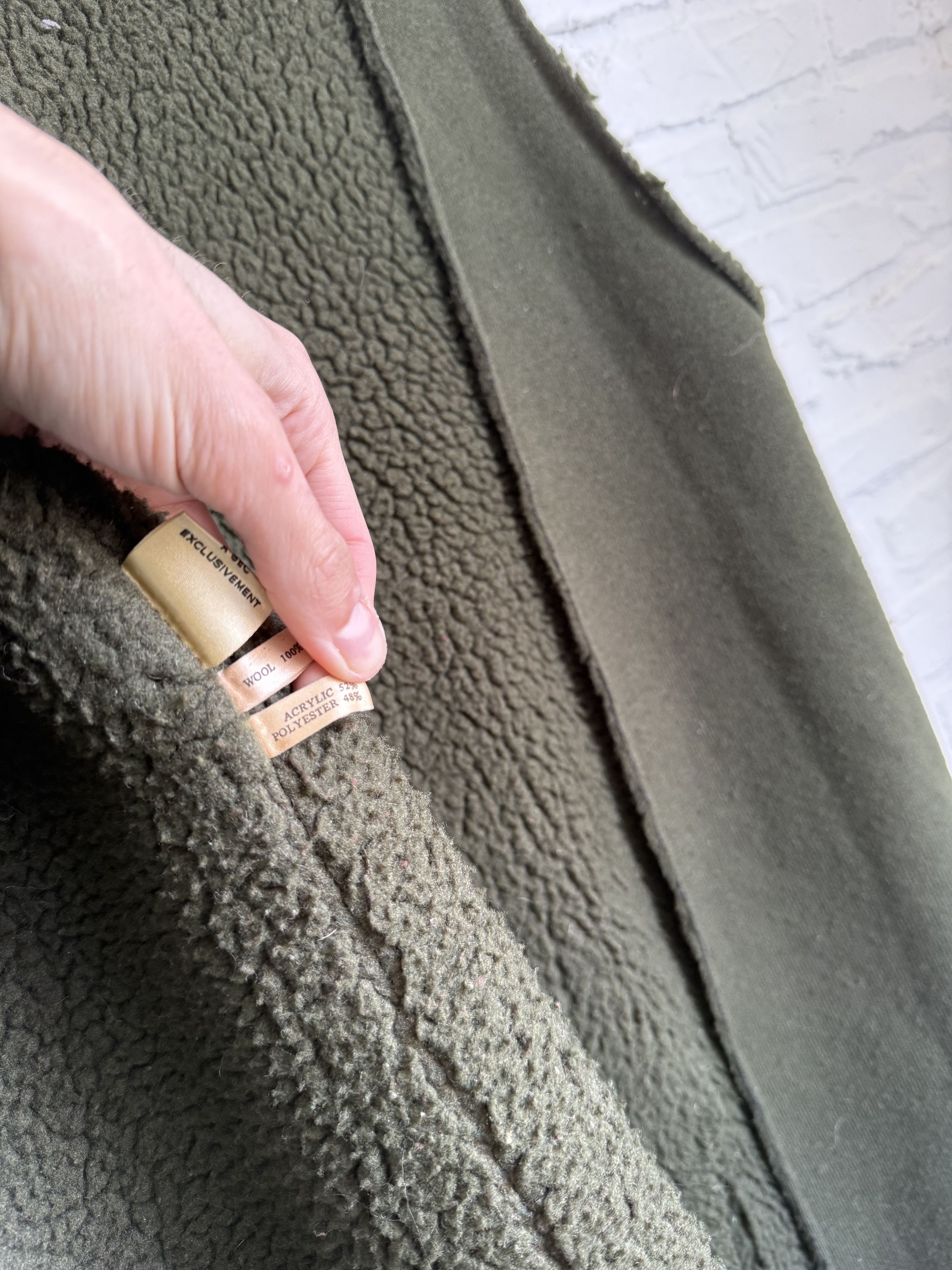 Hermes ARCHIVE Vintage Hermes Paris Wool Fleece Long Vest Gilet Size S / US 4 / IT 40 - 4 Thumbnail