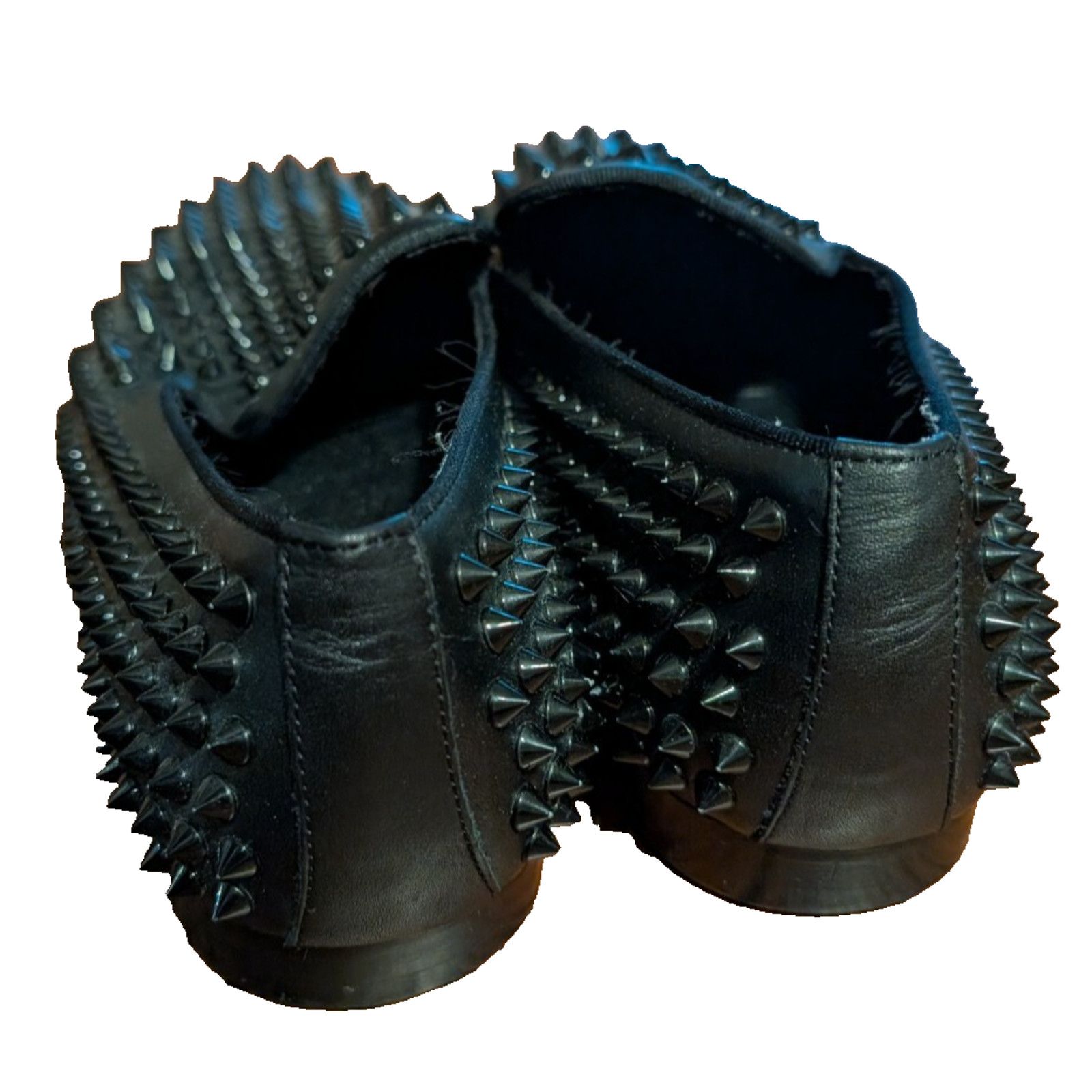 Saks Fifth Avenue Saks Fifth Avenue Studded Loafers Shoes Black Leather 9.5 Size US 9.5 / EU 42-43 - 3 Thumbnail