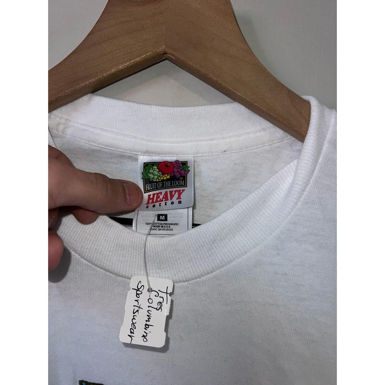 Fruit Of The Loom 90s CO Colorado Columbine Flowers Flower Shirt VTG 1990s M Size US M / EU 48-50 / 2 - 7 Thumbnail