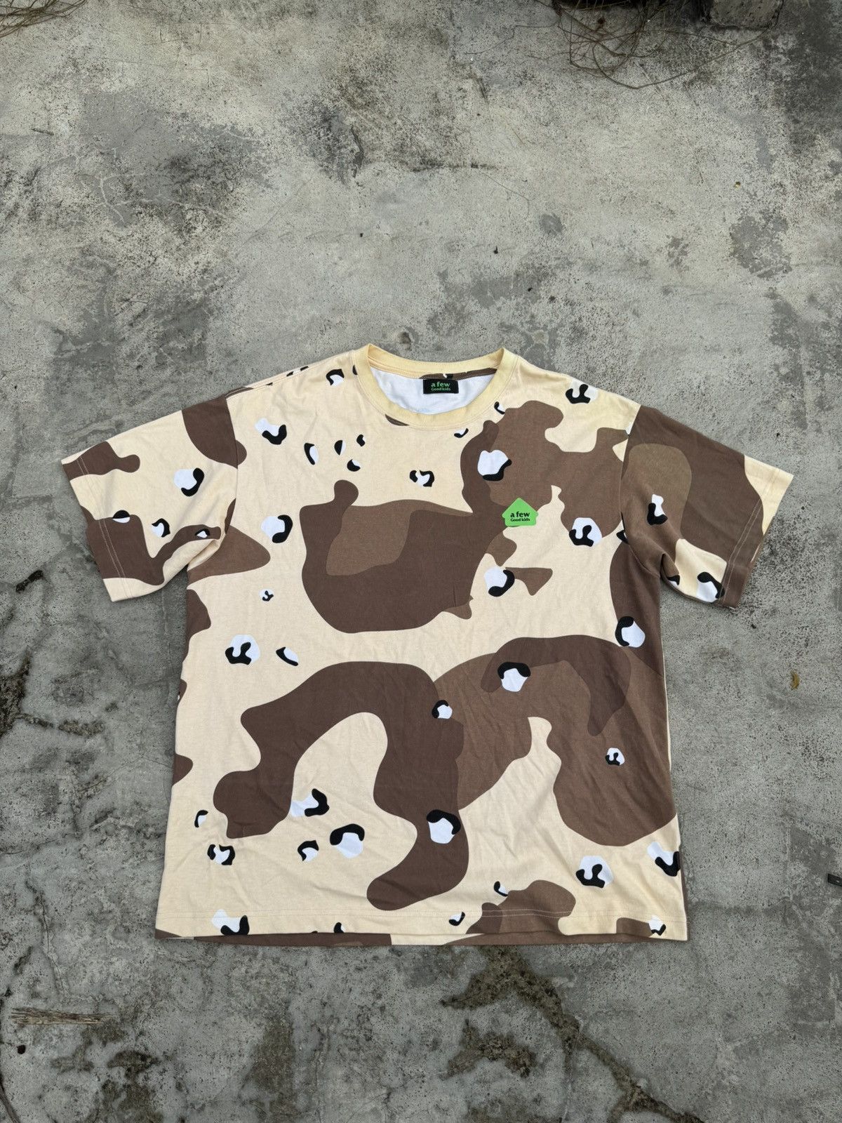 Japanese Brand A Few Good Kids Camo Chip Tshirt Size US L / EU 52-54 / 3 - 2 Thumbnail