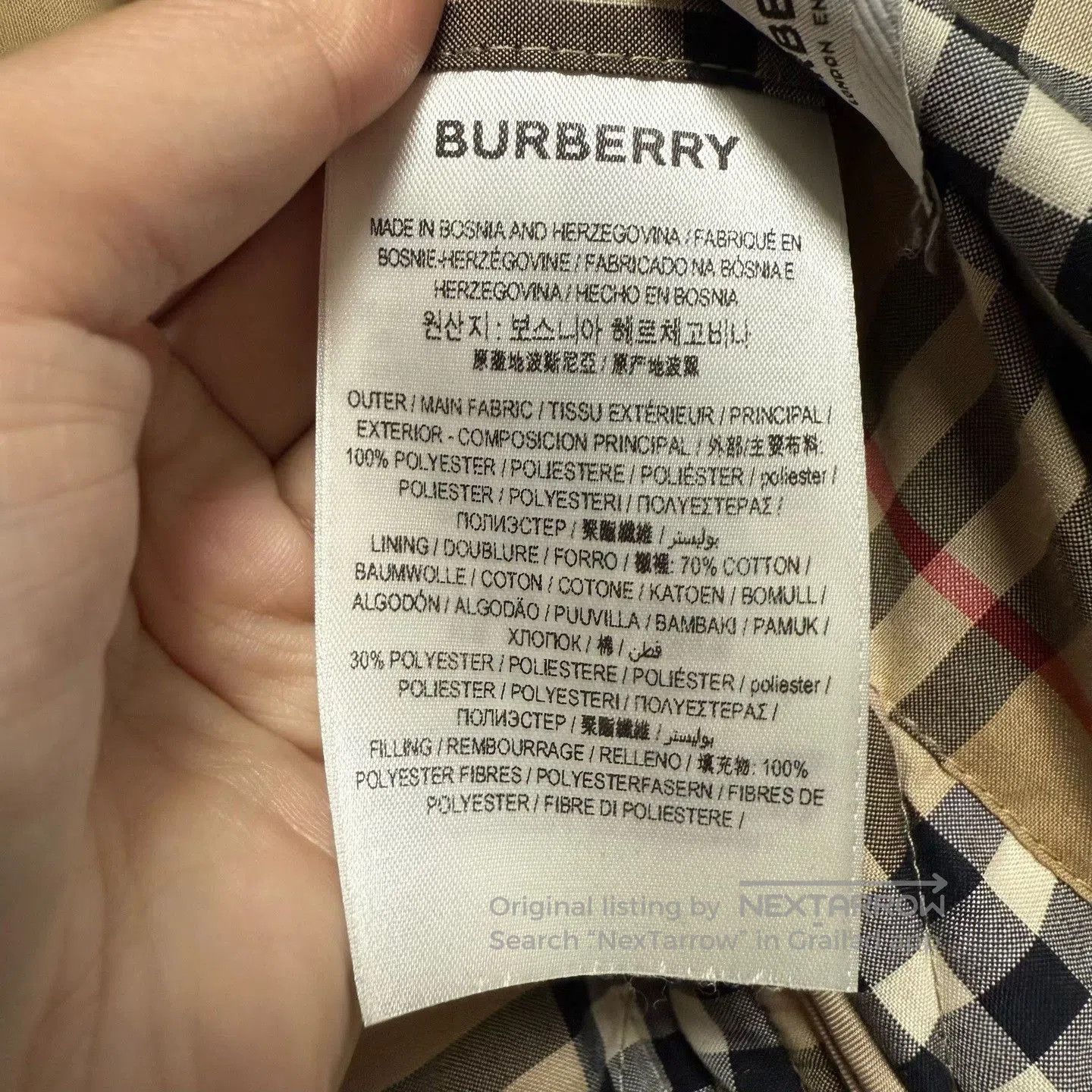 Burberry Burberry Diamond Quilted Cotton Coat. Size S / US 4 / IT 40 - 6 Thumbnail