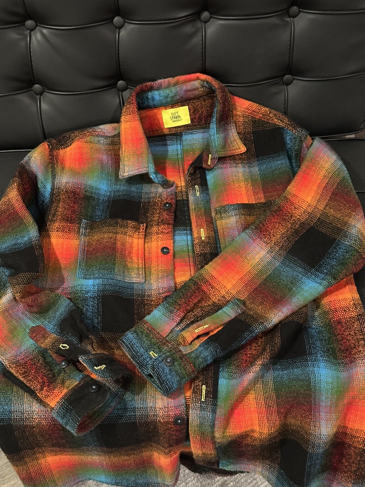 Diet Starts Monday Flannel