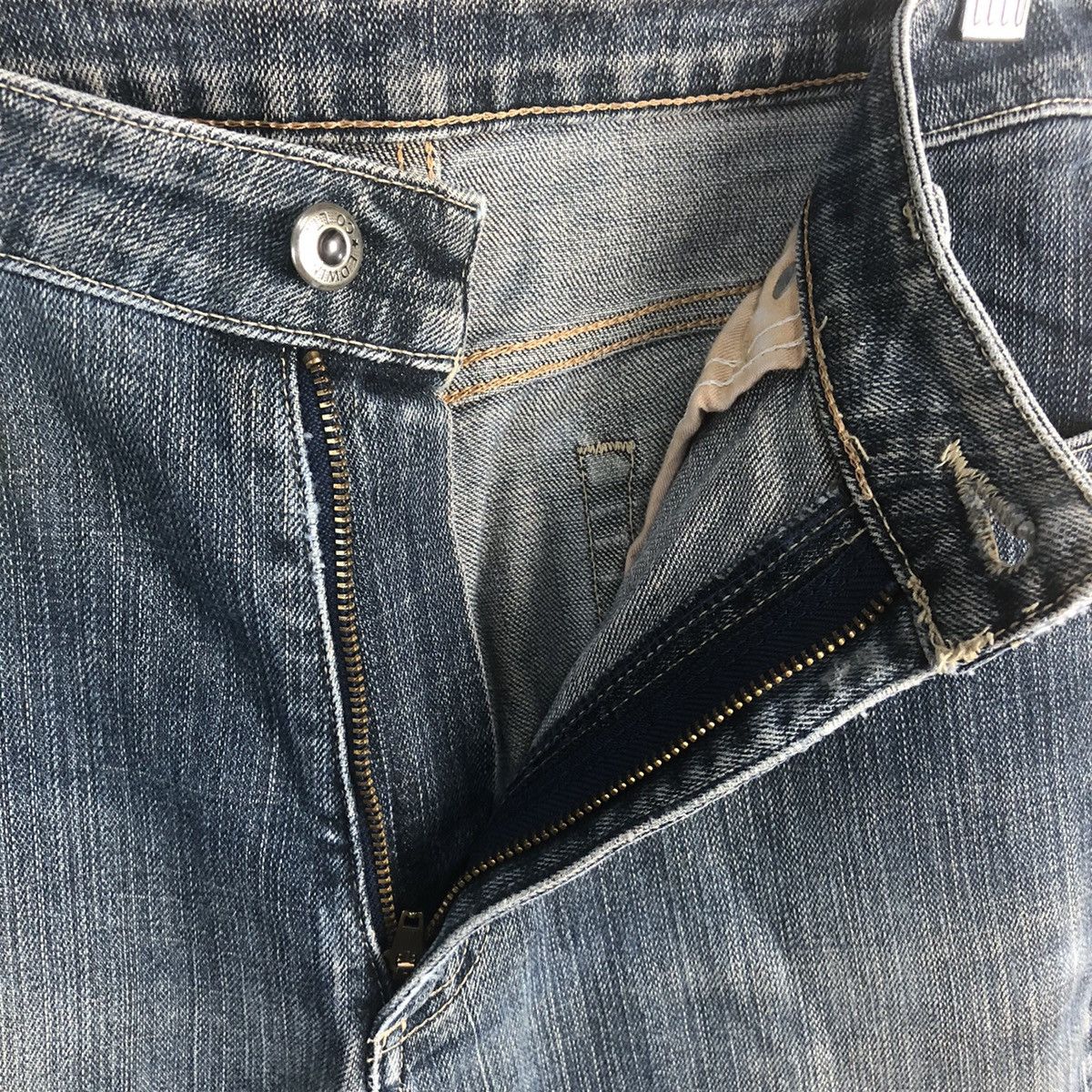 Edwin DL Edwin japan vintage jeans Blue Denim Pants #C268 Size US 33 - 10 Thumbnail