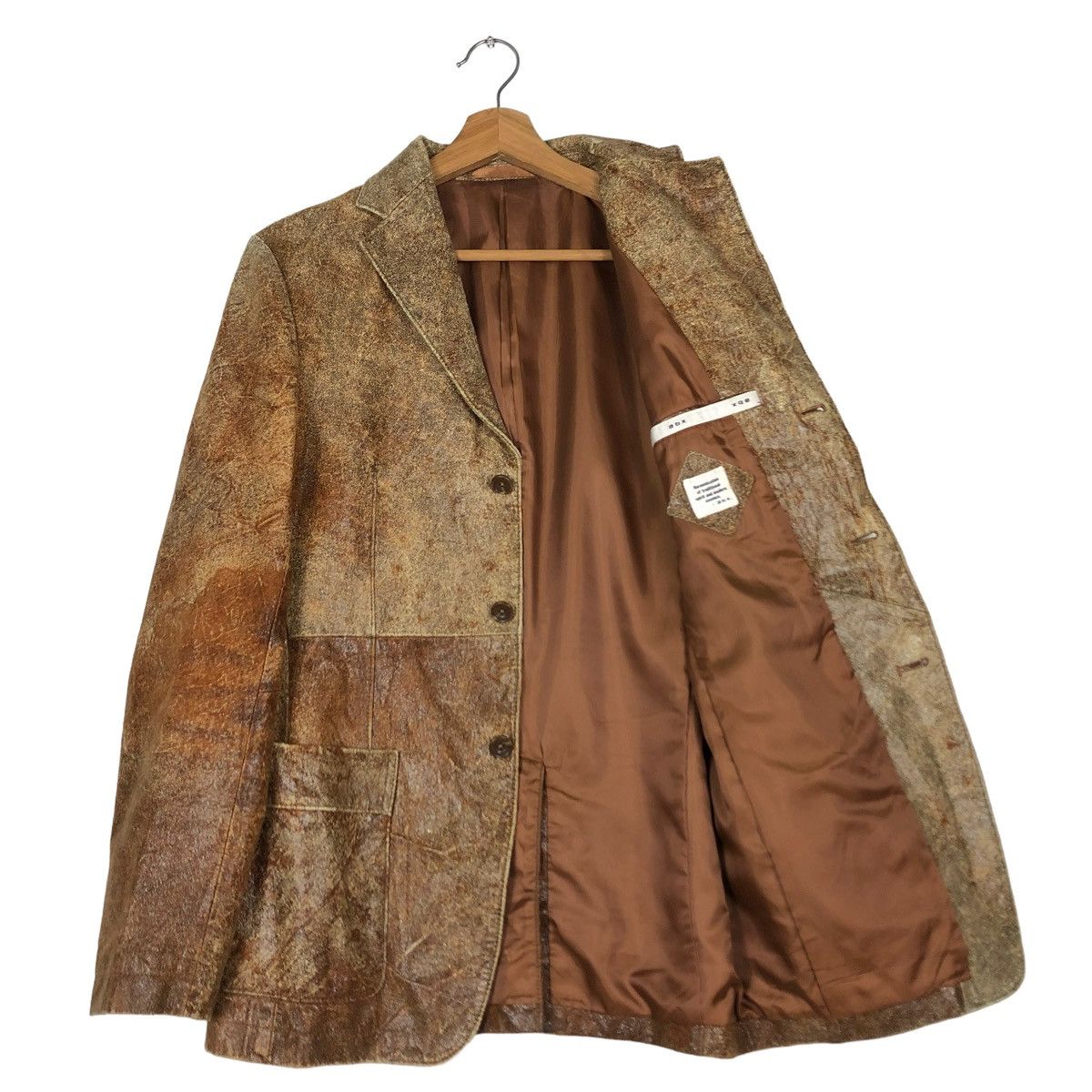 Japanese Brand 🔥RARE VINTAGE LEATHER BIKER JACKET ABX ISSEY MIYAKE Size US M / EU 48-50 / 2 - 11 Thumbnail