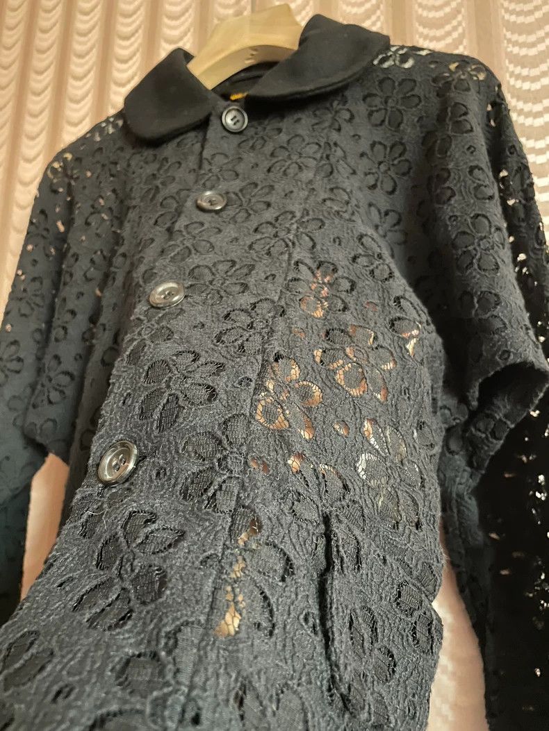 Comme Des Garcons Black Women's Cutout Jacket Lace Jacket