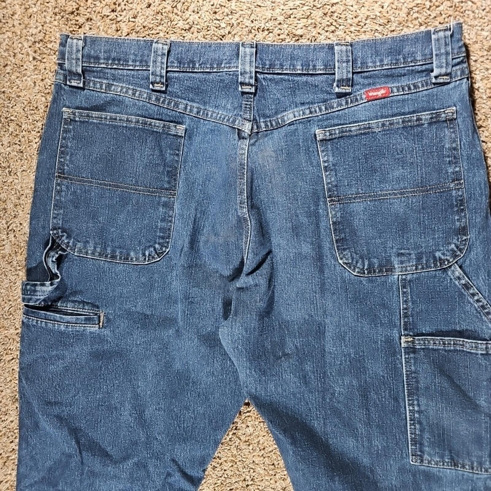 Wrangler Wrangler 38x32 Straight Cut Carpenter Jeans Size US 38 / EU 54 - 5 Thumbnail