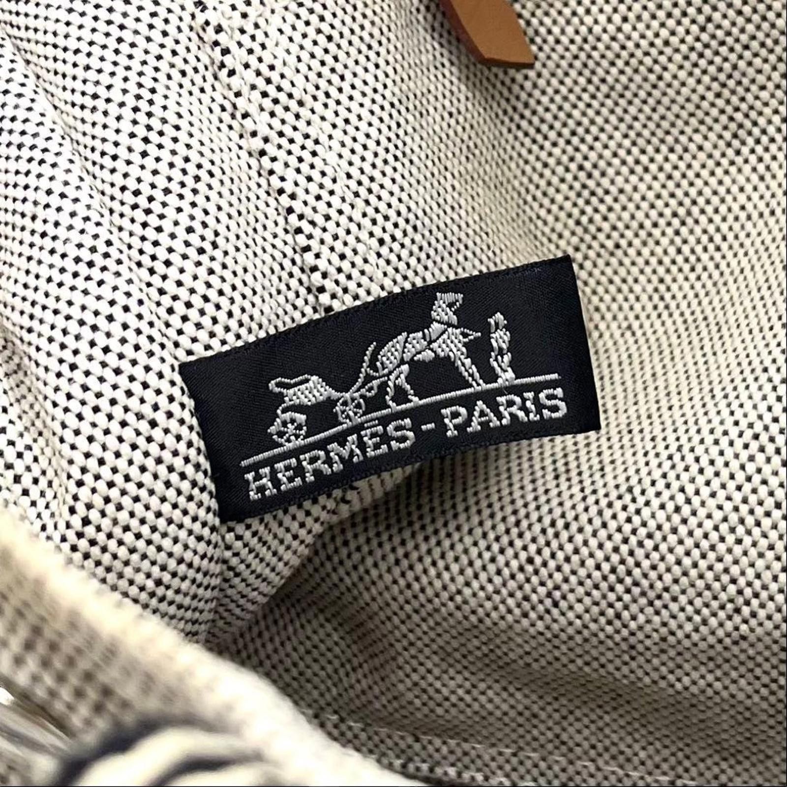Hermes Hermés - Gray Canvas Tote Bag Size ONE SIZE - 8 Thumbnail