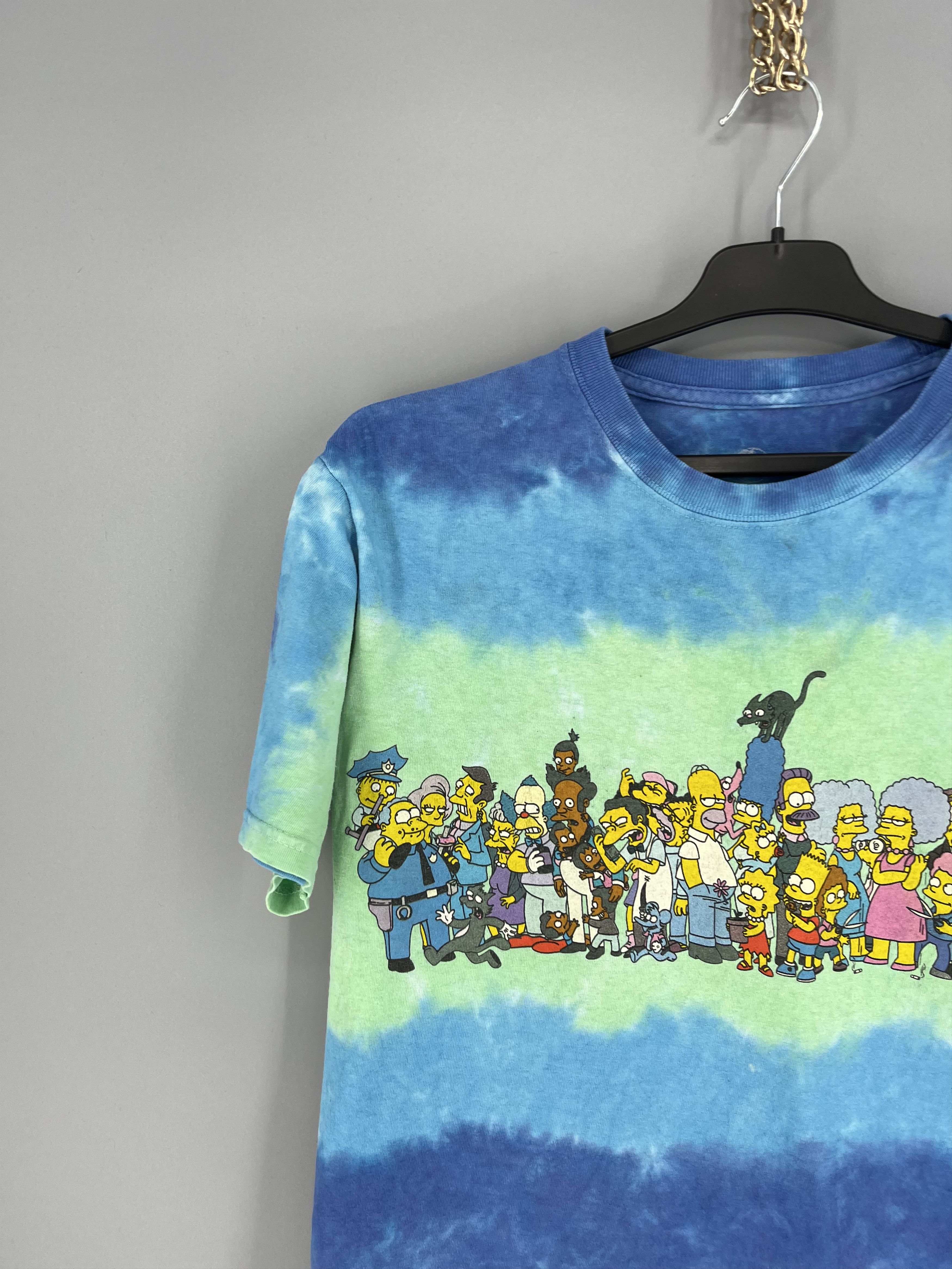 The Simpsons Vintage The Simpsons Tie Dye Tee T Shirt Cast Crew Men's Size US S / EU 44-46 / 1 - 4 Thumbnail