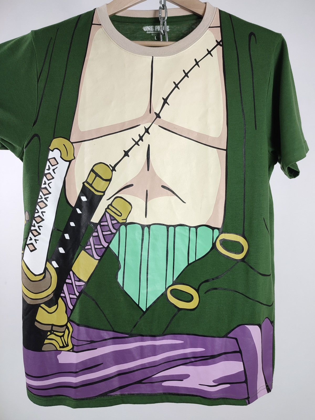 Anime Y2K One Piece Roronoa Zoro Print Anime T-Shirt Size US M / EU 48-50 / 2 - 2 Thumbnail