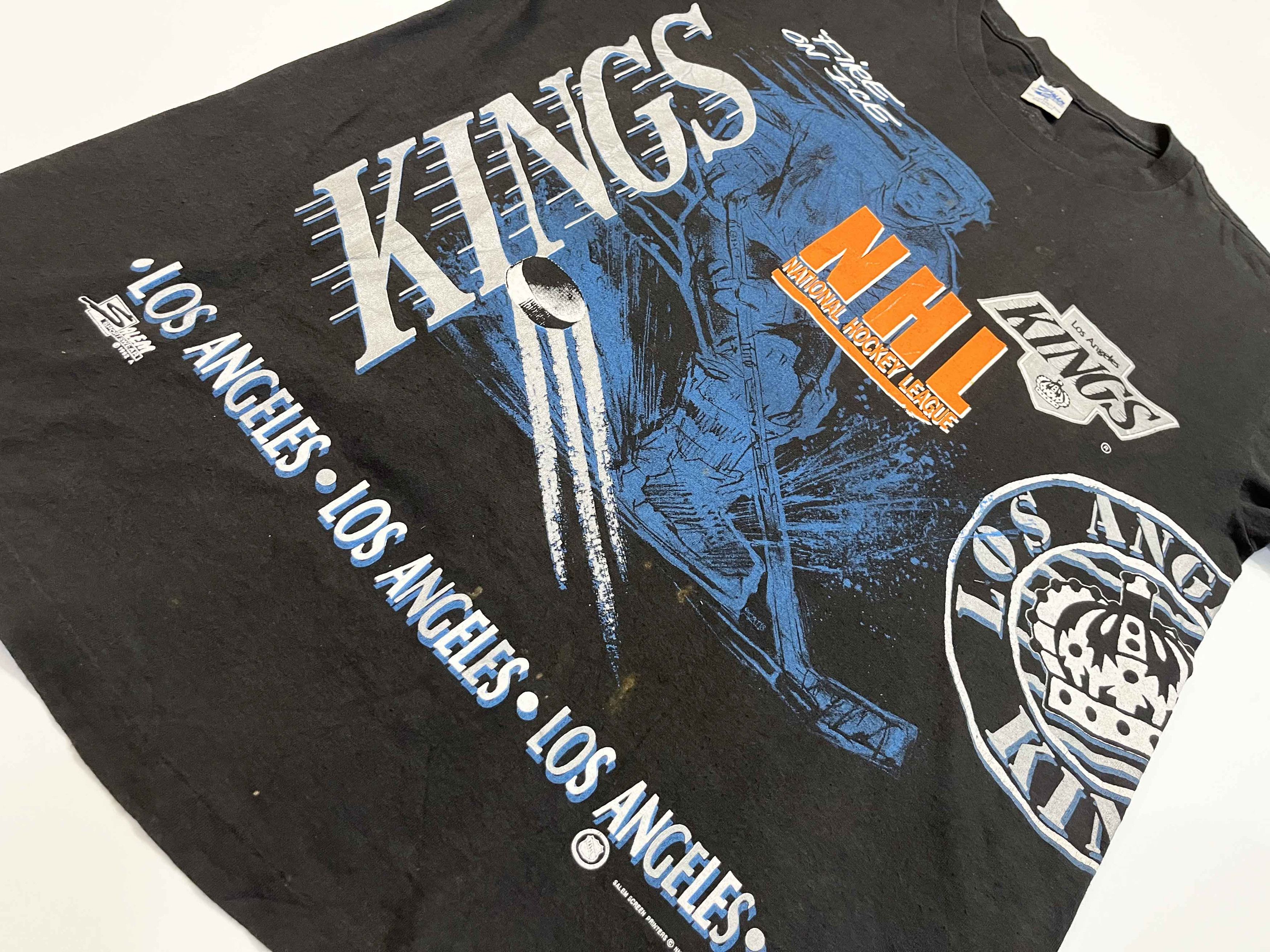 Salem Sportswear Vintage Salem 1990 NHL Los Angeles Kings AOP T-Shirt Size US XL / EU 56 / 4 - 9 Thumbnail