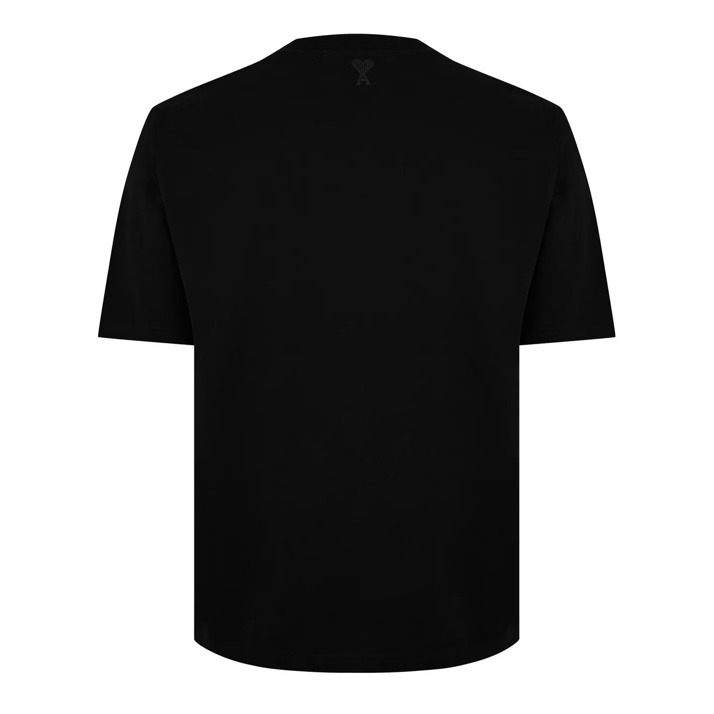AMI o1g2r1mq0326 Organic Cotton Logo T-Shirt in Black Size US XXL / EU 58 / 5 - 2 Thumbnail
